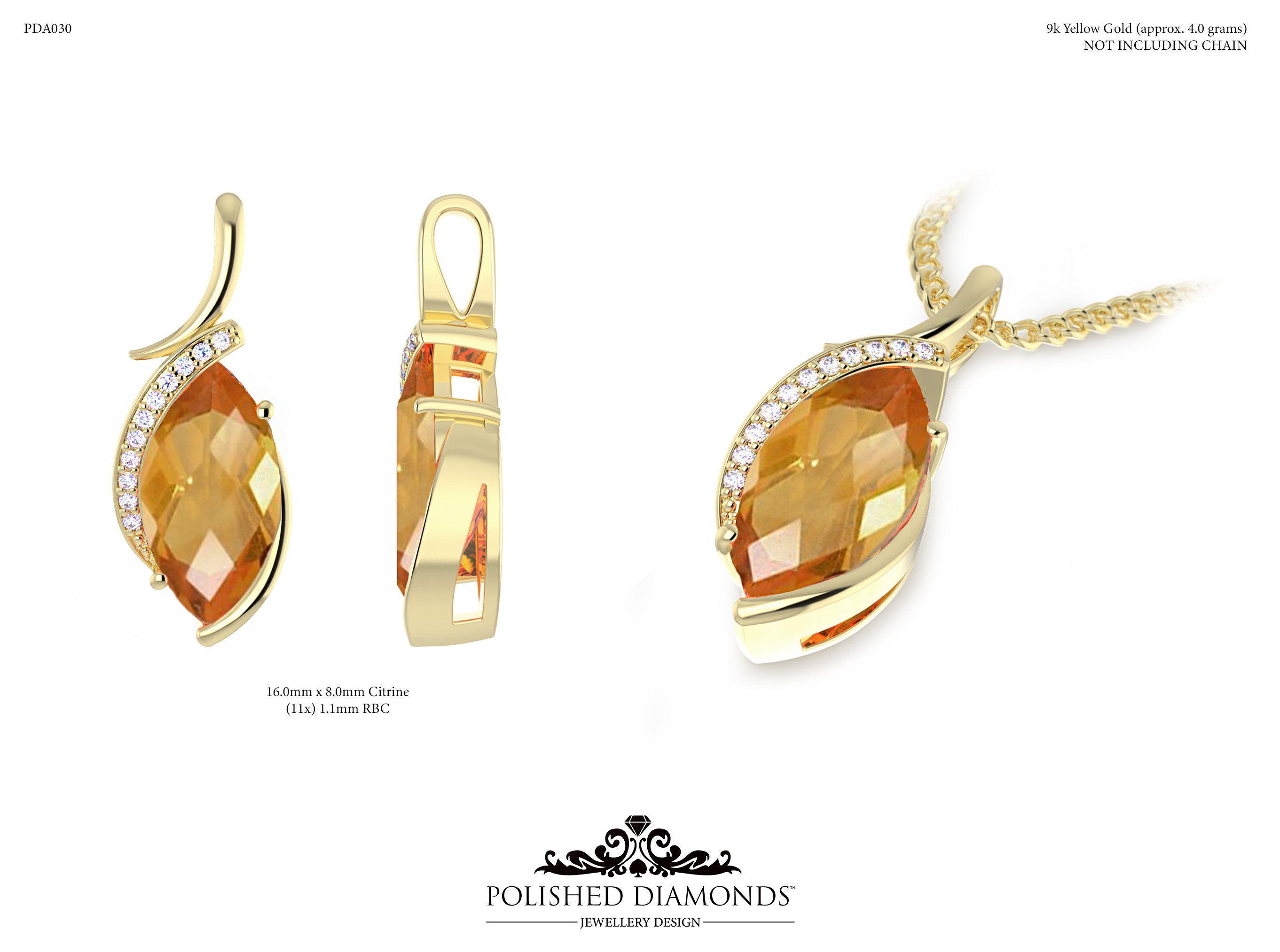 Pendant Jewellery ring – PDA030