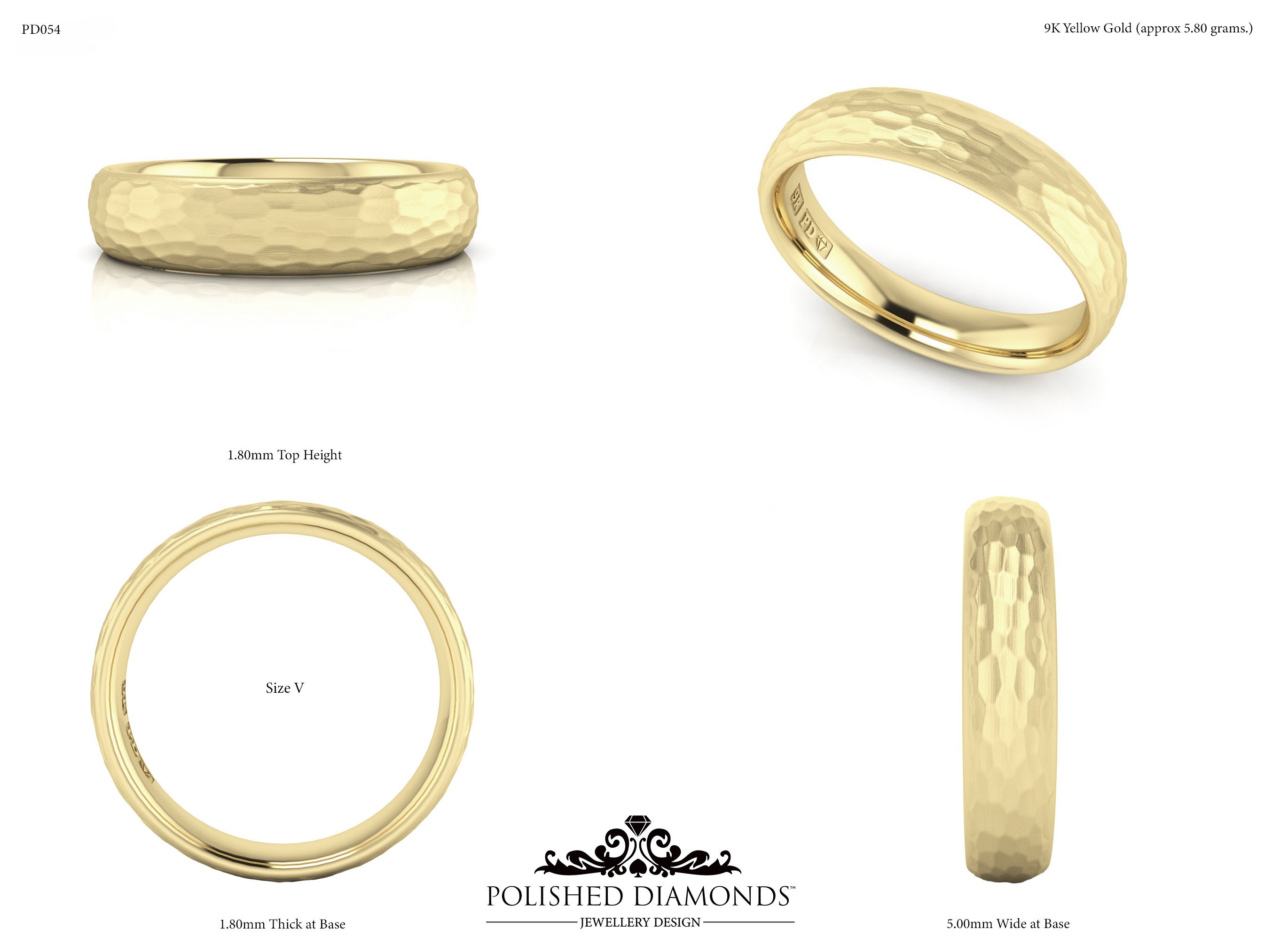Gents Wedding ring – PDA054