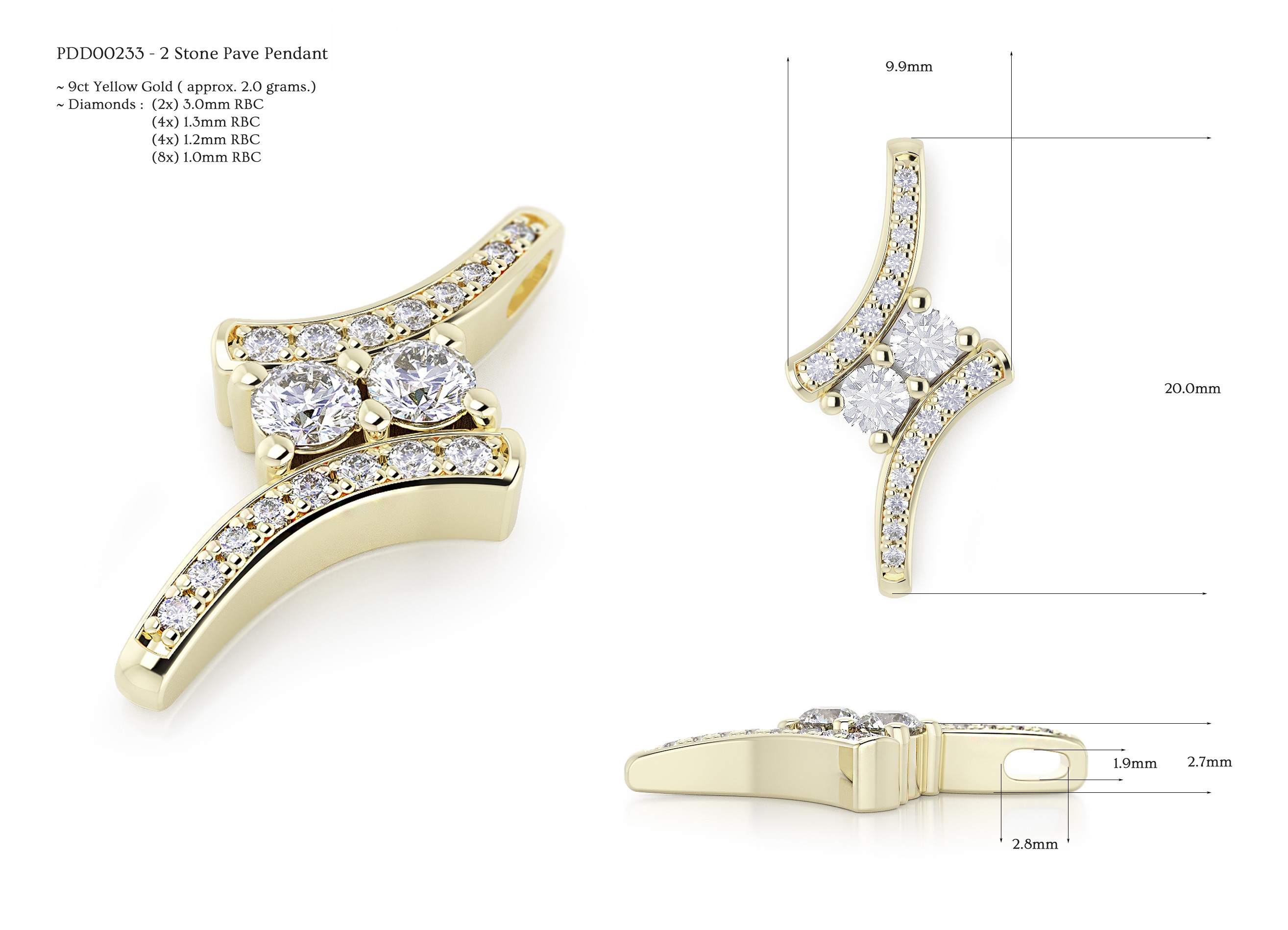 Round Pendant ring – PDD00233