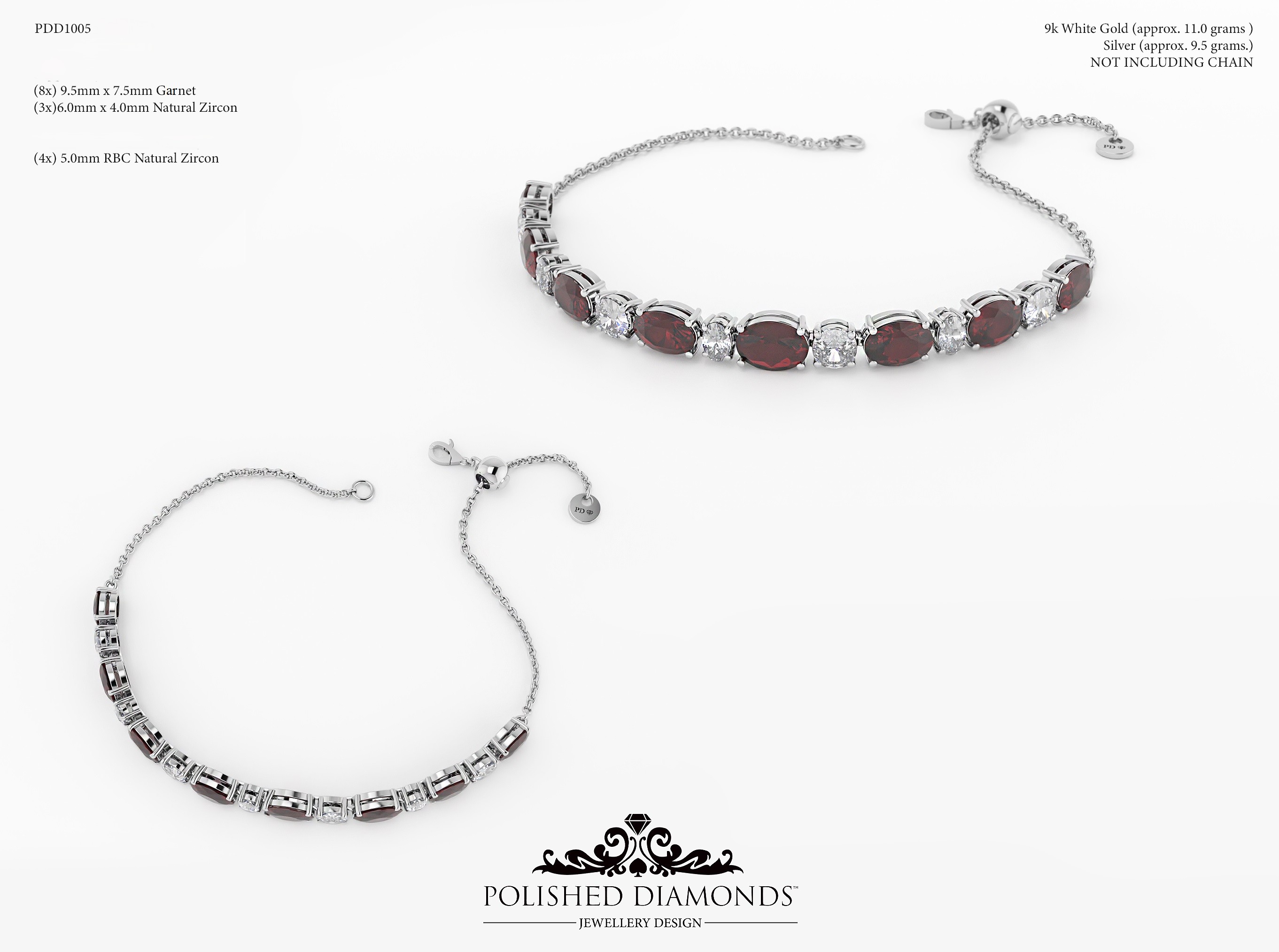 Oval Bracelet ring – PDD1005