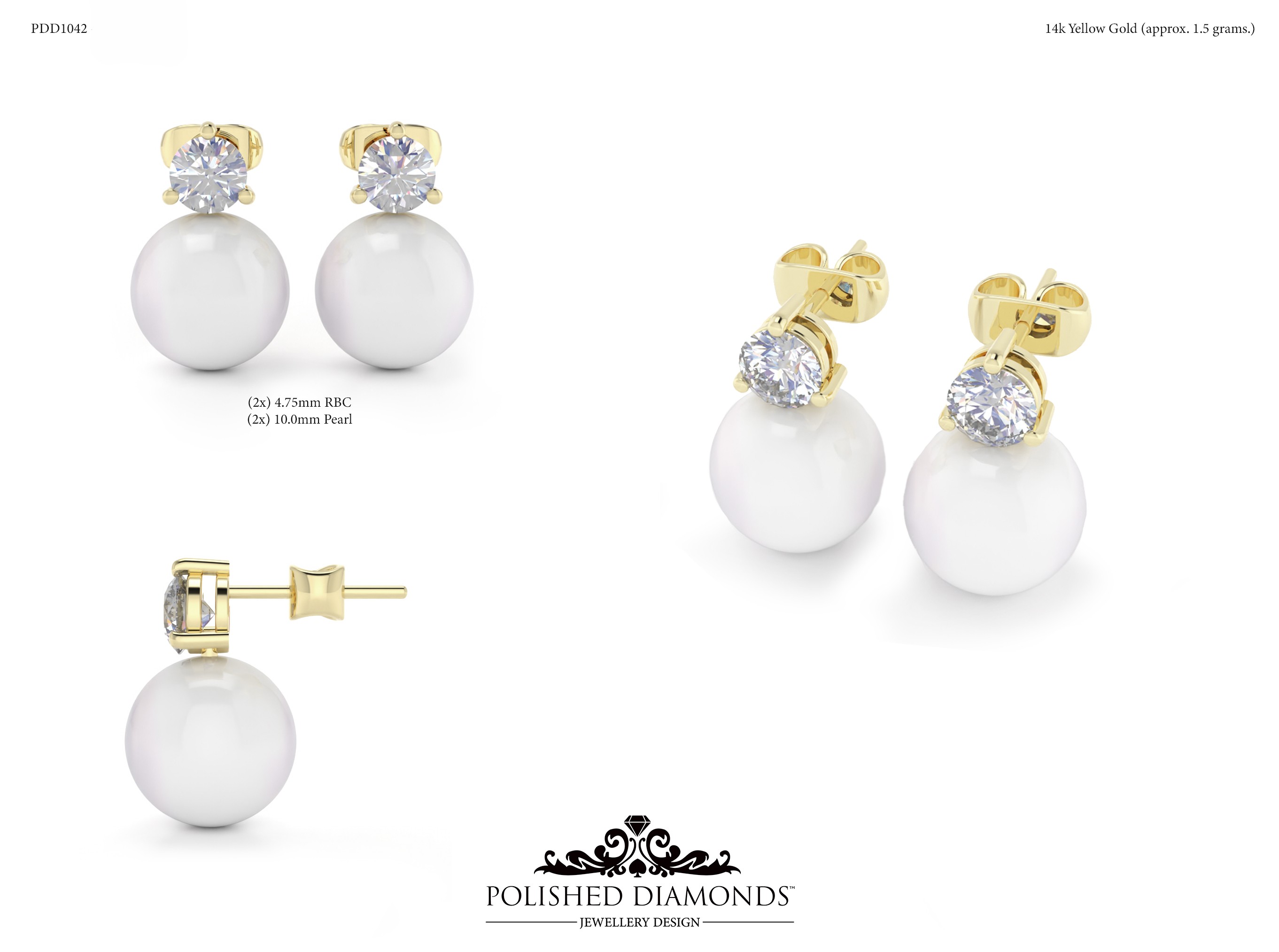 Round Earrings ring – PDD1042