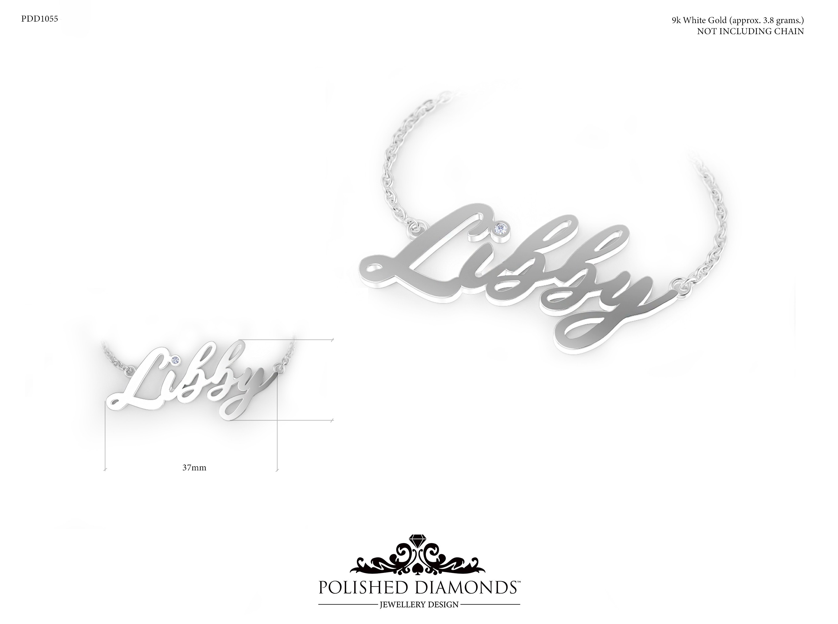 Name Pendant ring – PDD1055