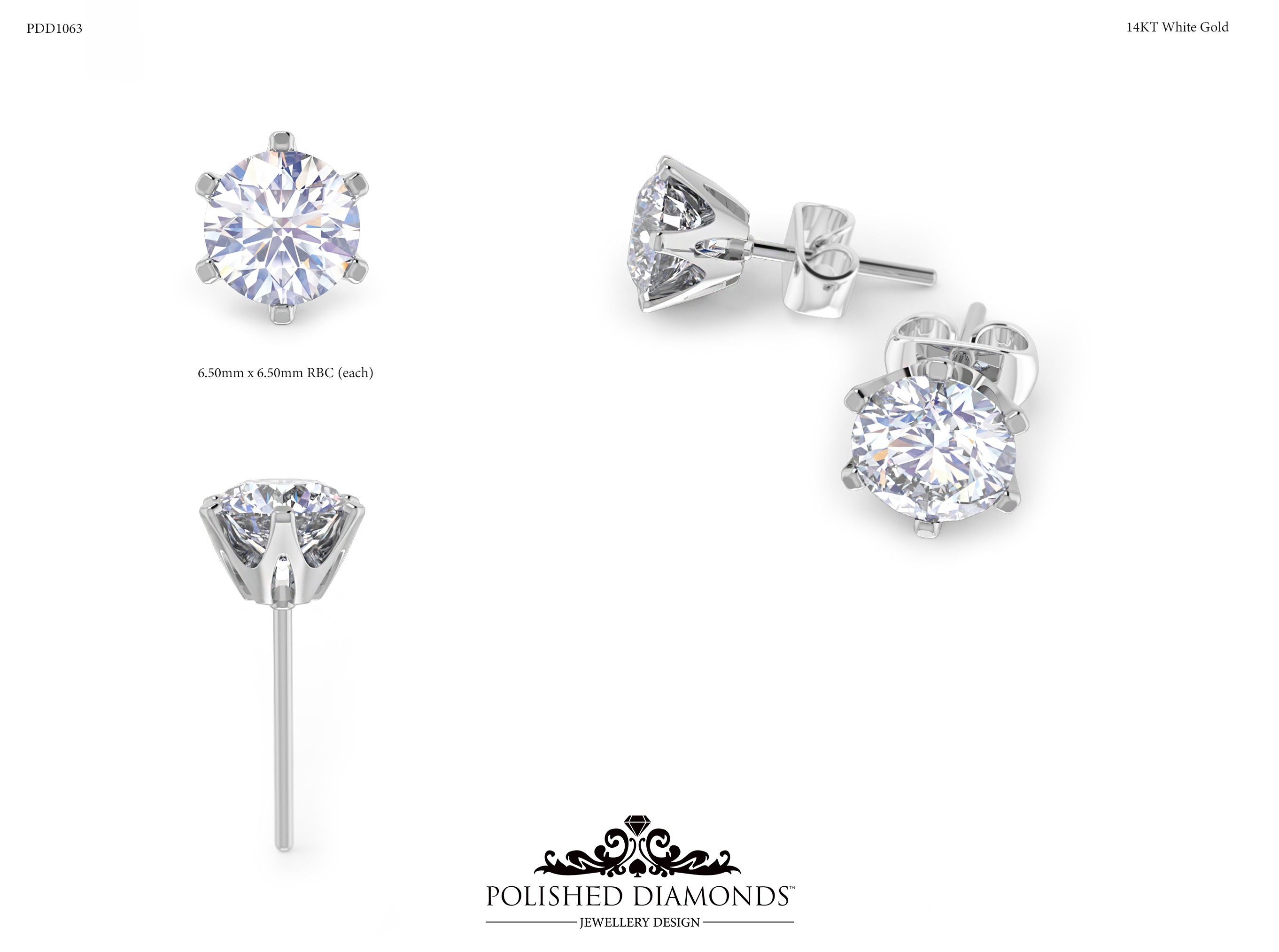 Round Earrings ring – PDD1063