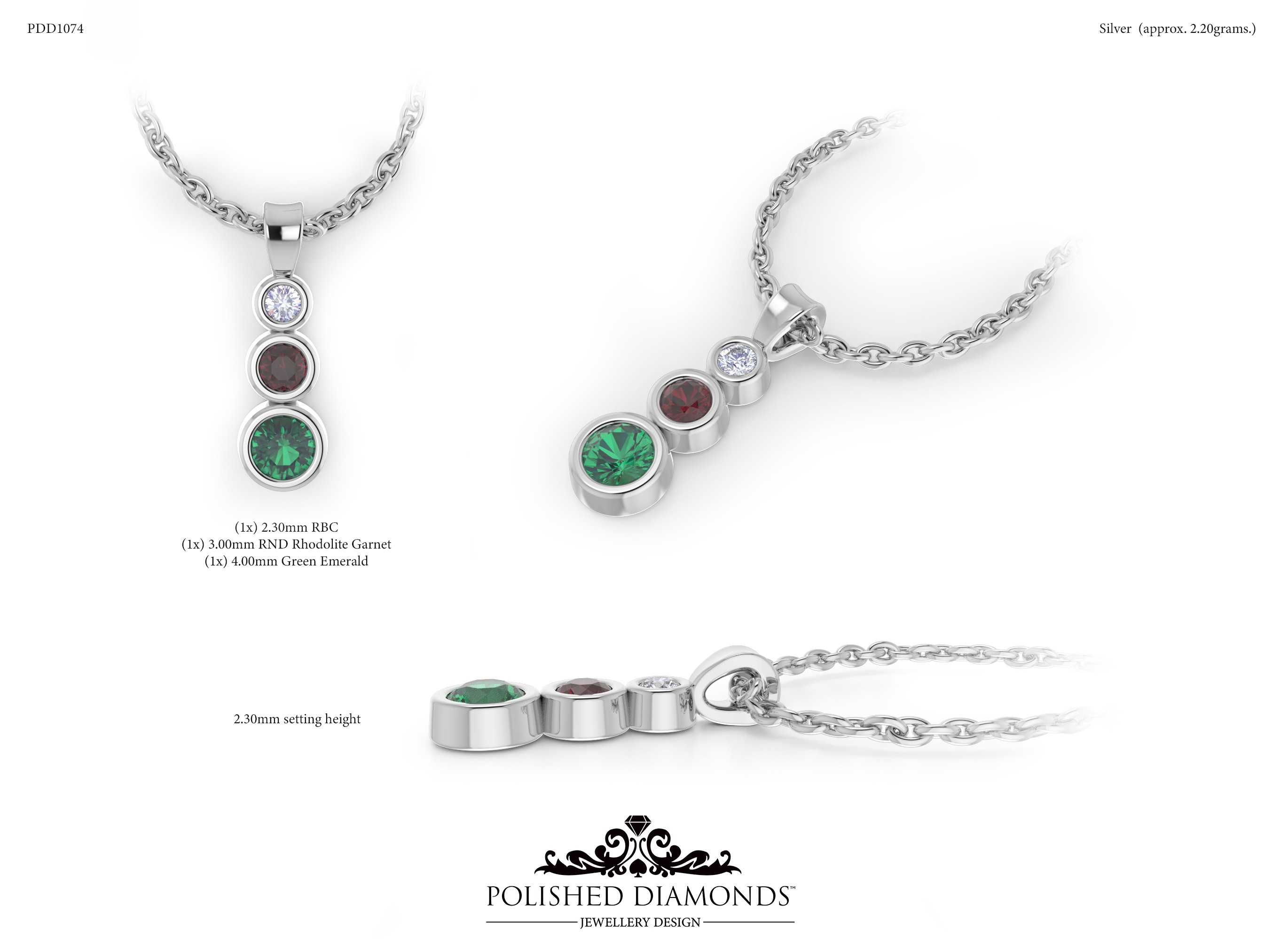 Round Pendant ring – PDD1074