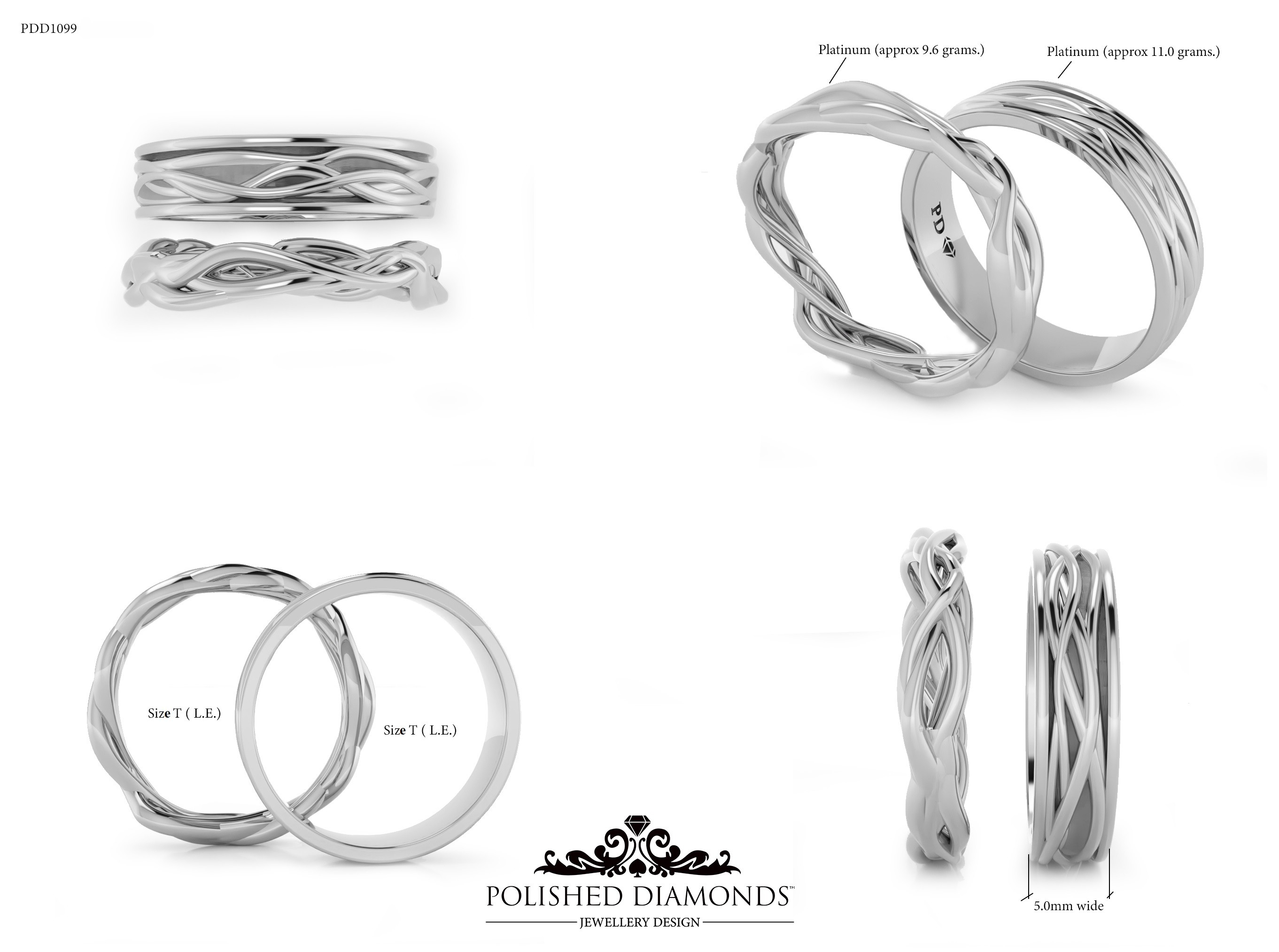 Gents Wedding ring – PDD1099