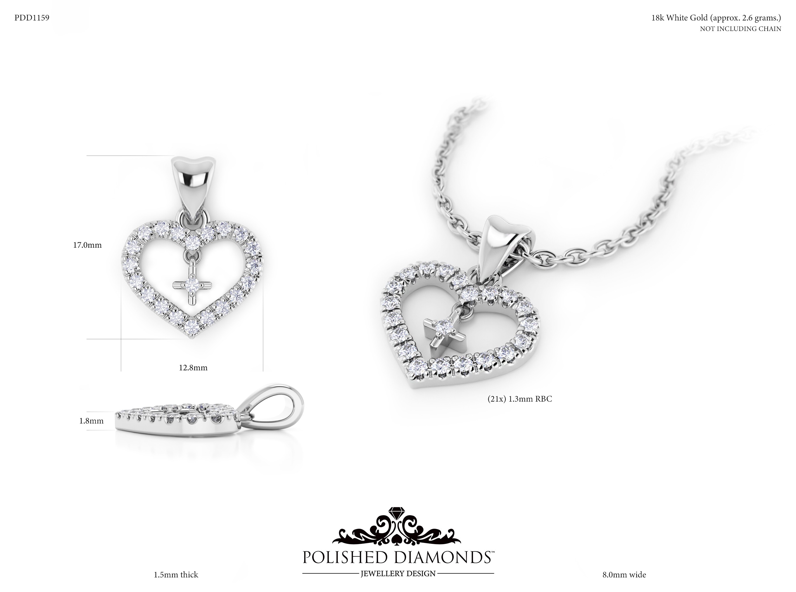 Round Pendant ring – PDD1159