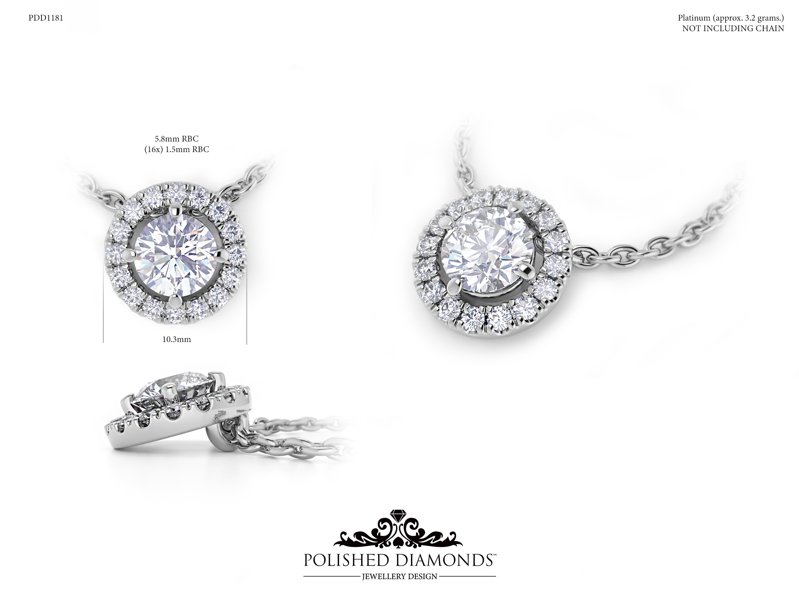 Round Pendant ring – PDD1181