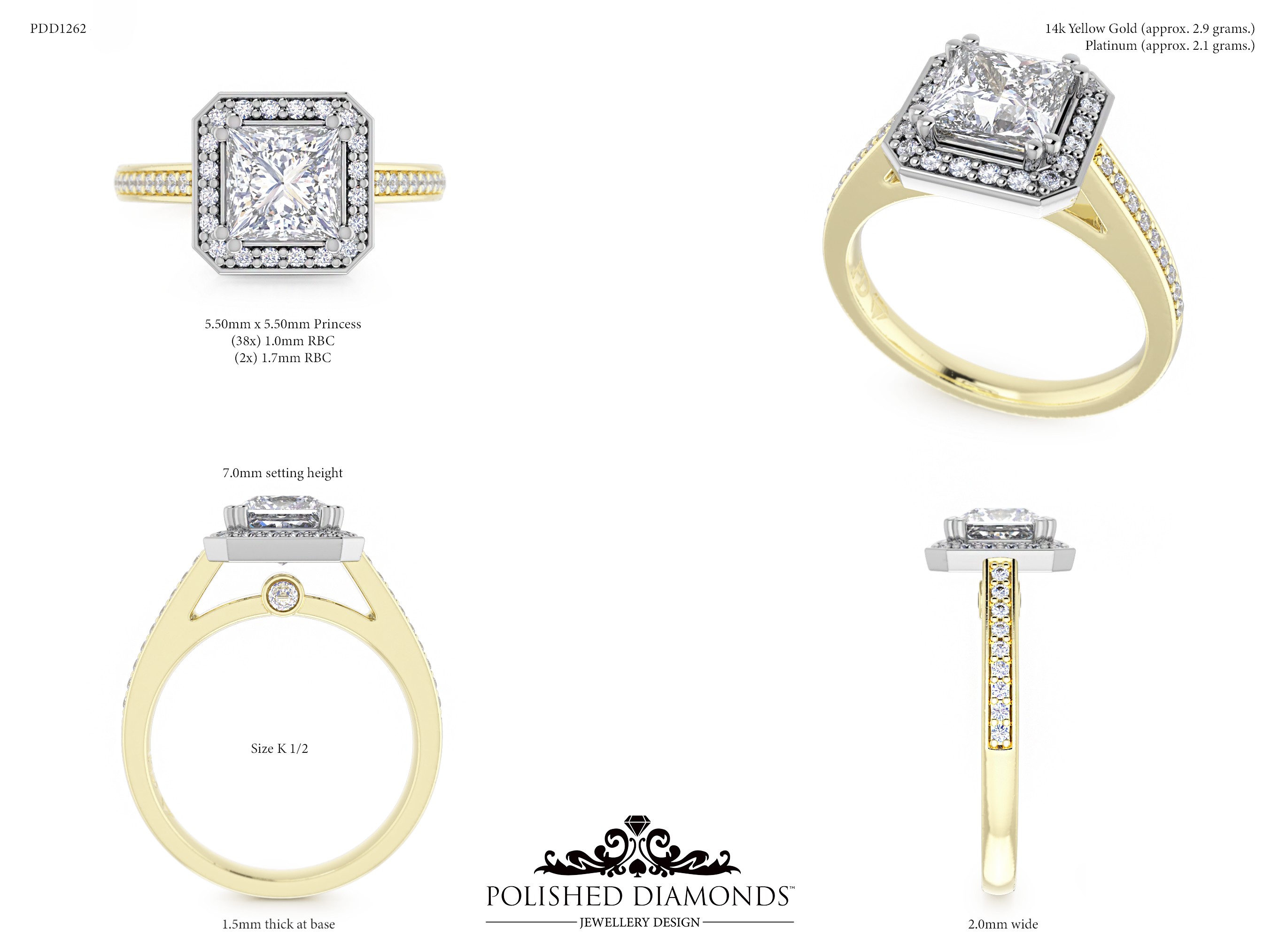 Princess Halo ring – PDD1262