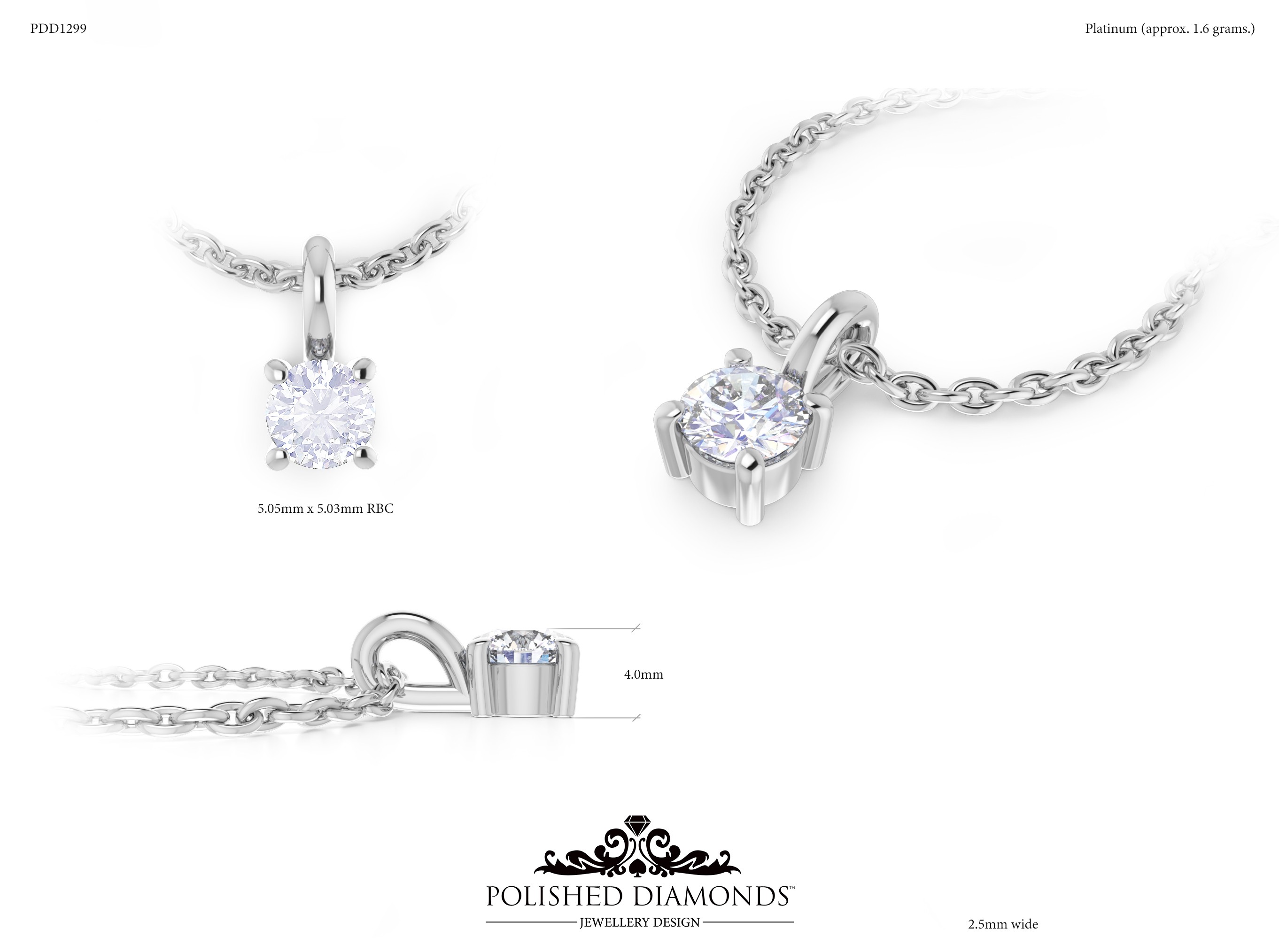 Round Pendant ring – PDD1299