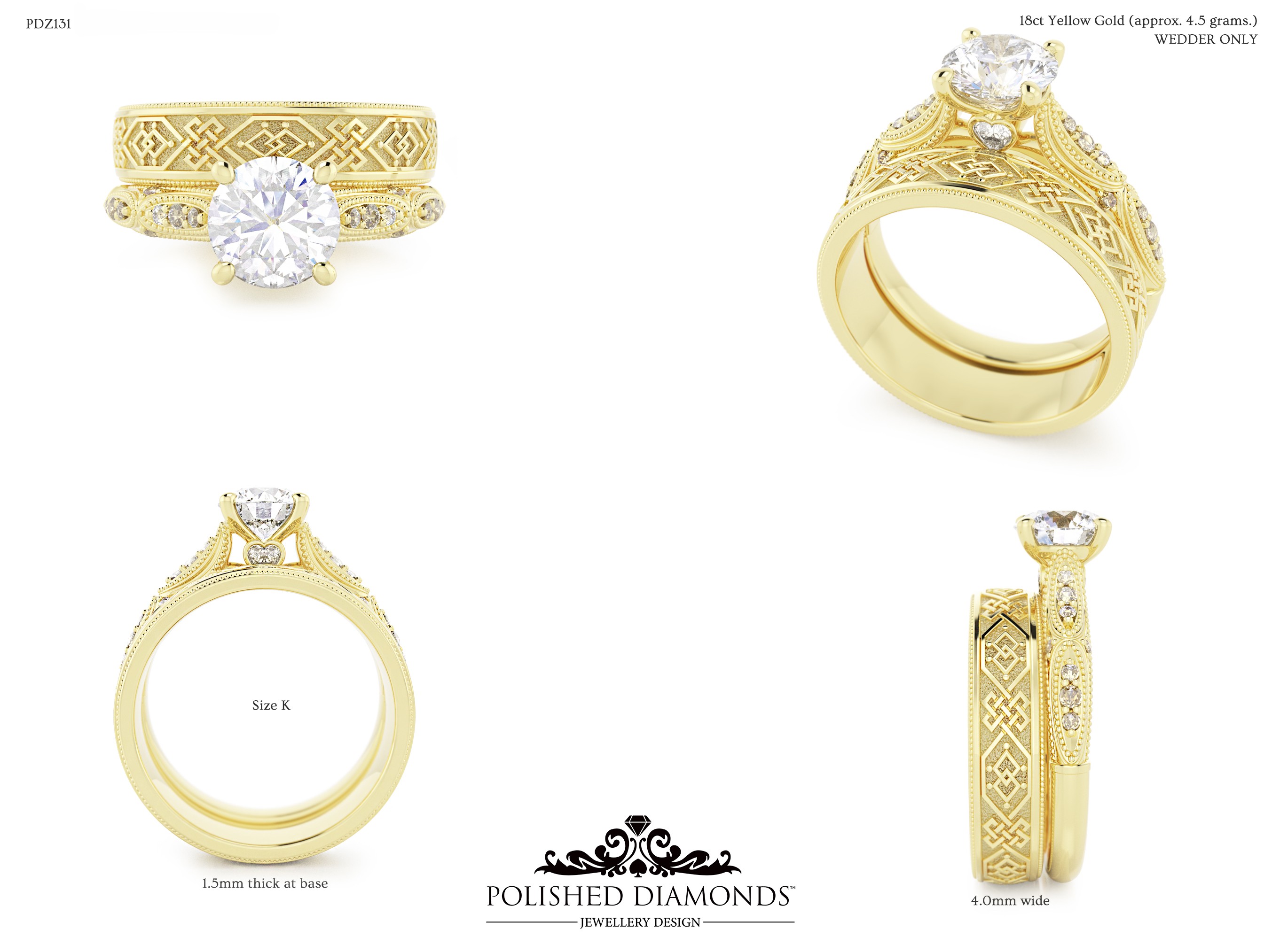 Ladys Wedding ring – PDD131