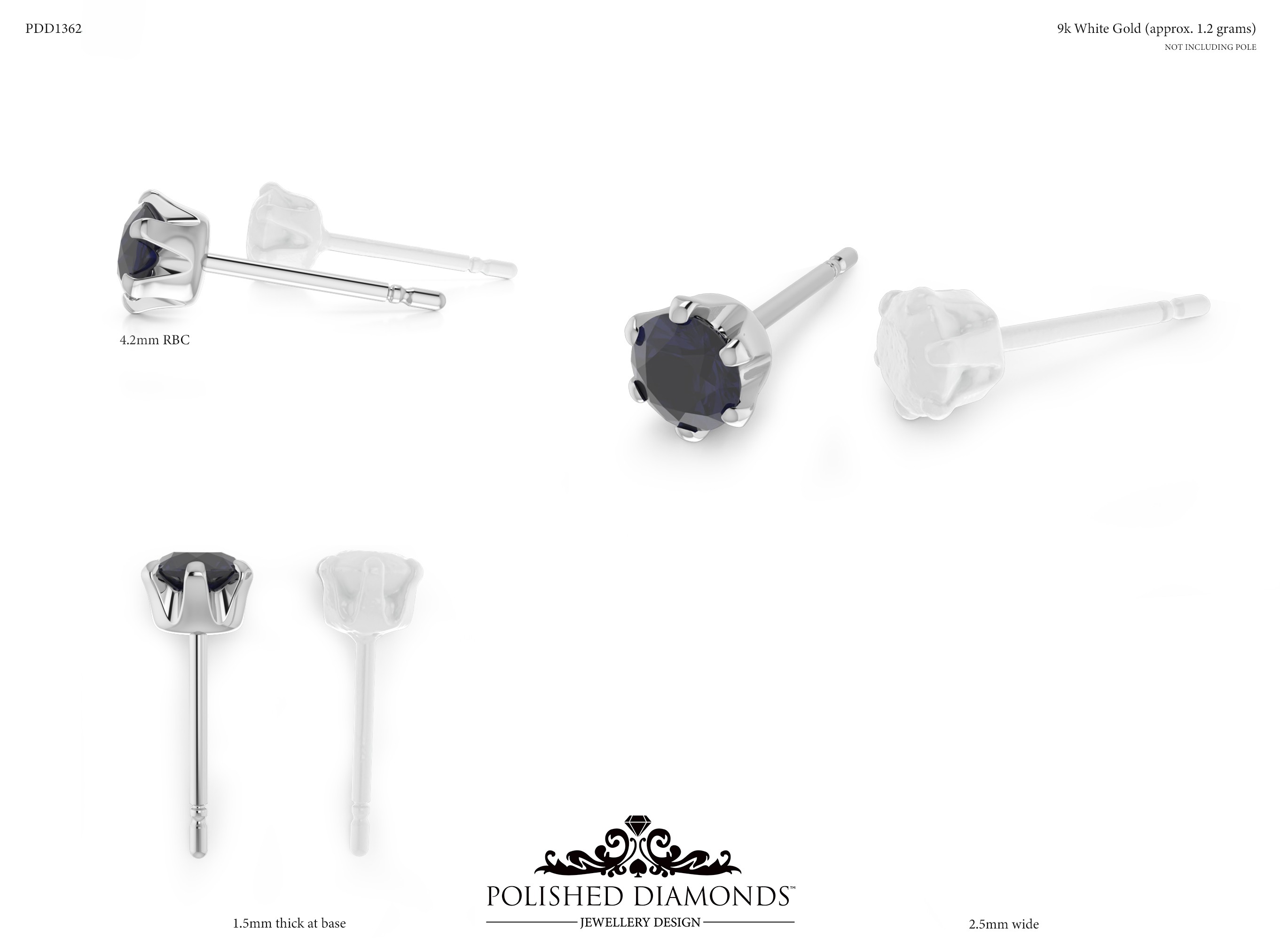 Round Earrings ring – PDD1362