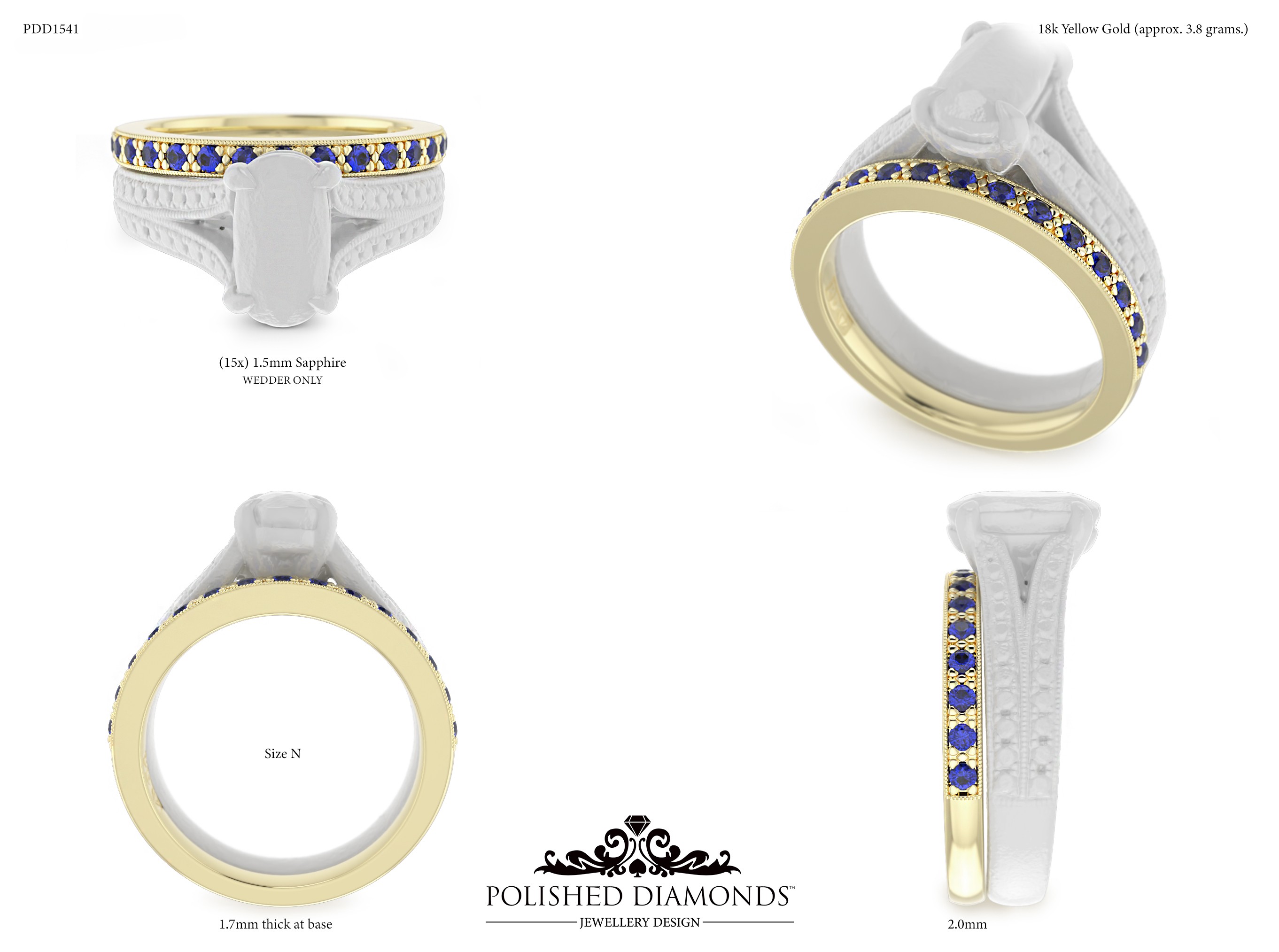 Ladys Wedding ring – PDD1541