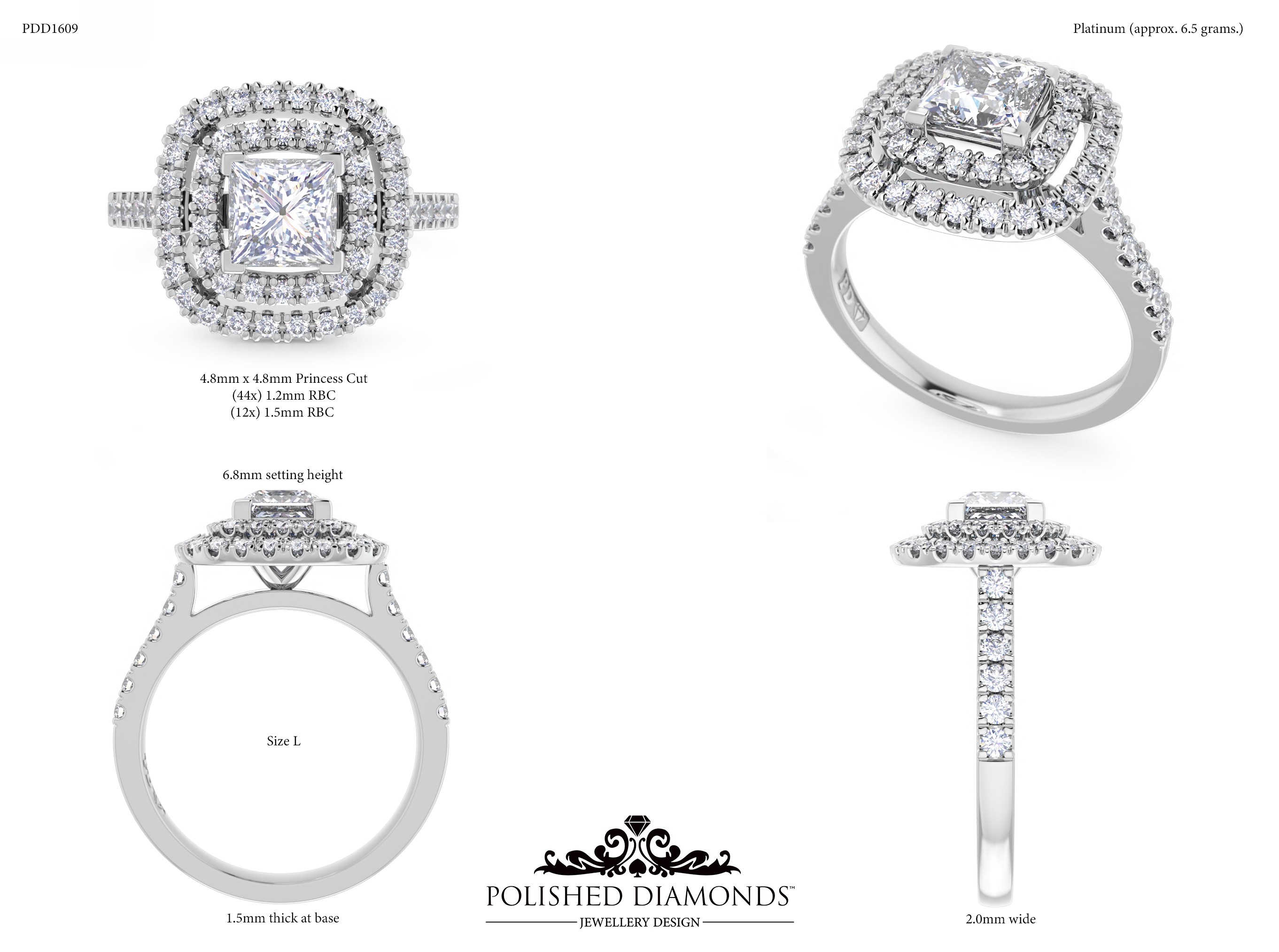 Princess Halo ring – PDD1609