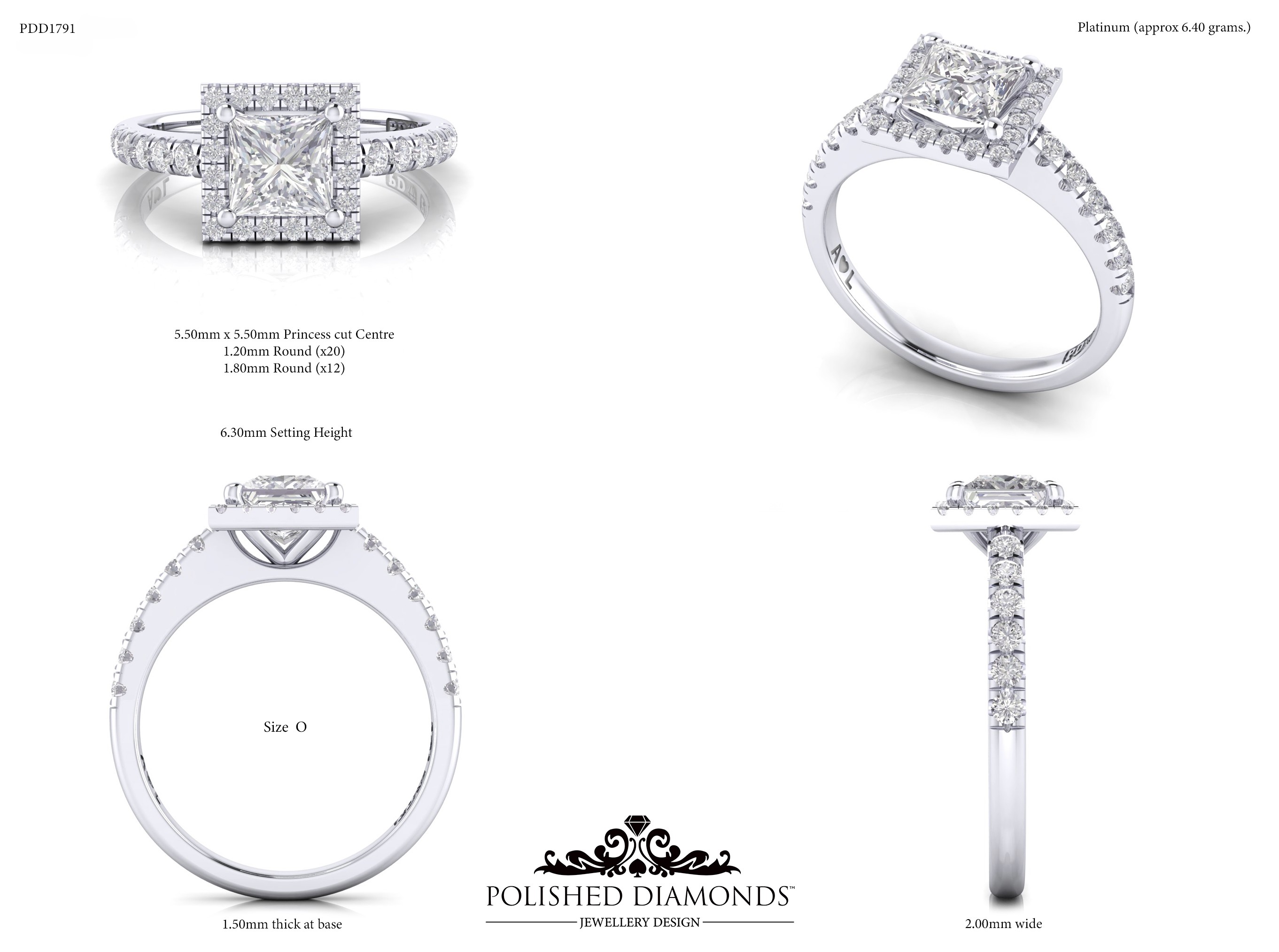Princess Halo ring – PDD1791