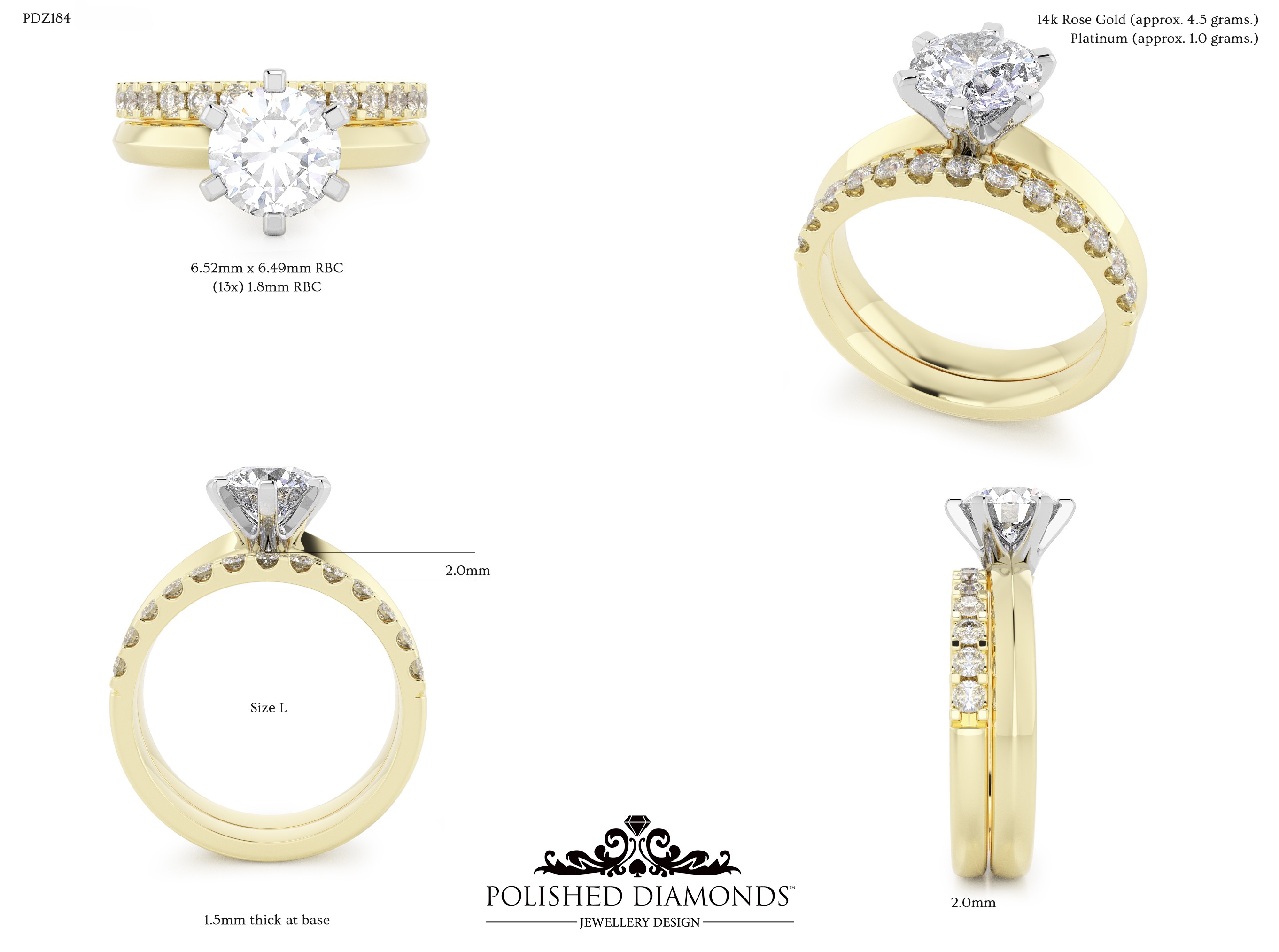 Ladys Wedding ring – PDD184