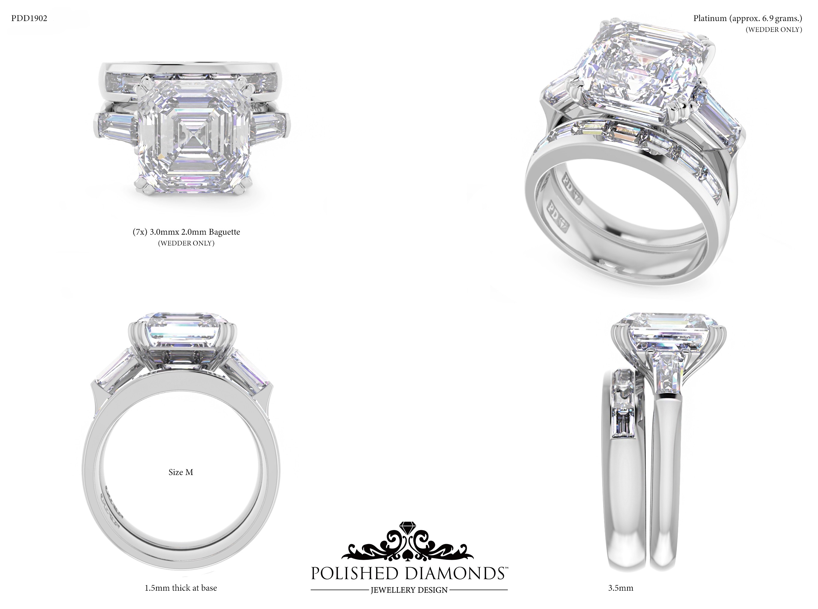 Ladys Wedding ring – PDD1902