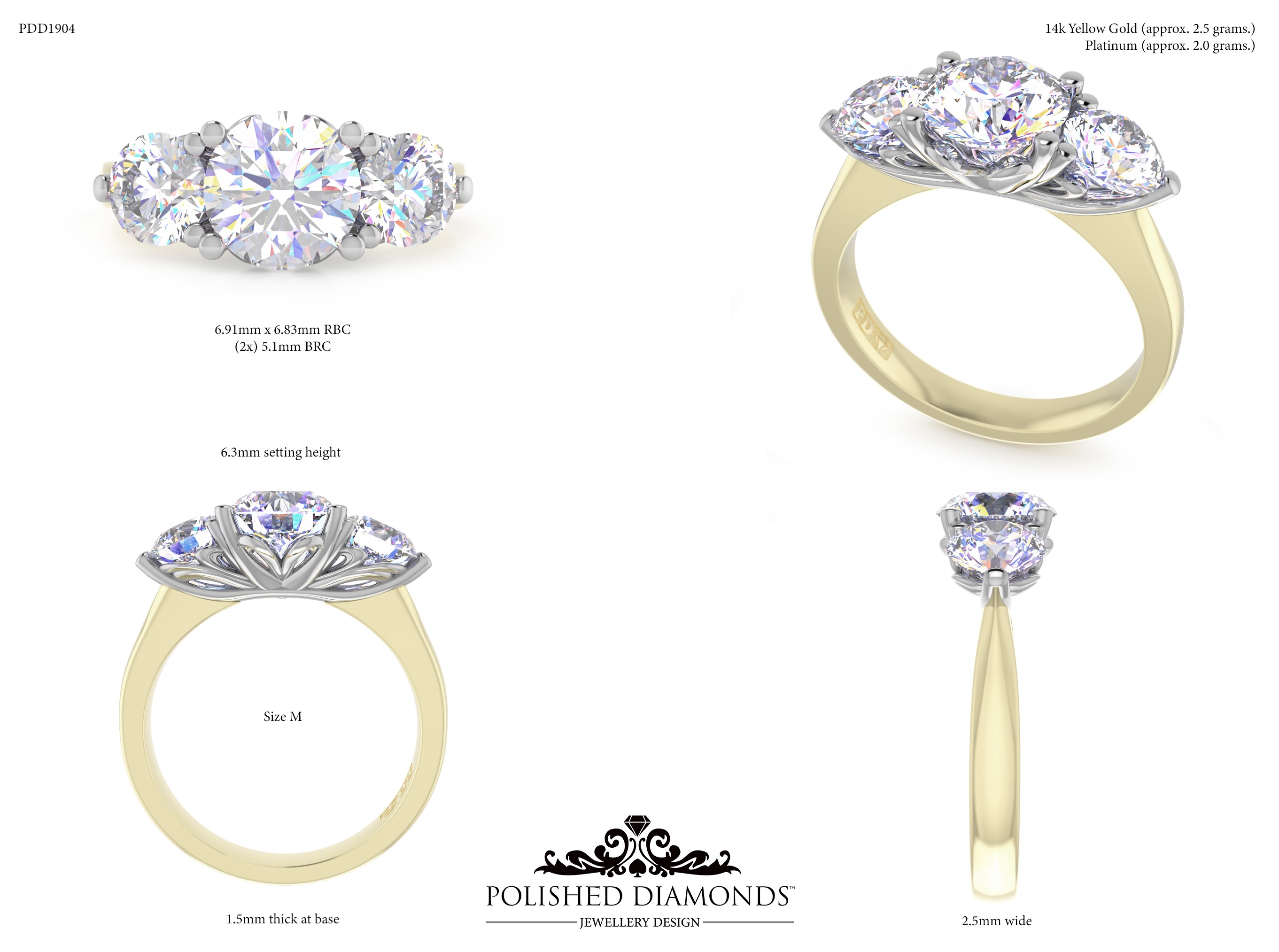 Oval Round ring – PDD1904