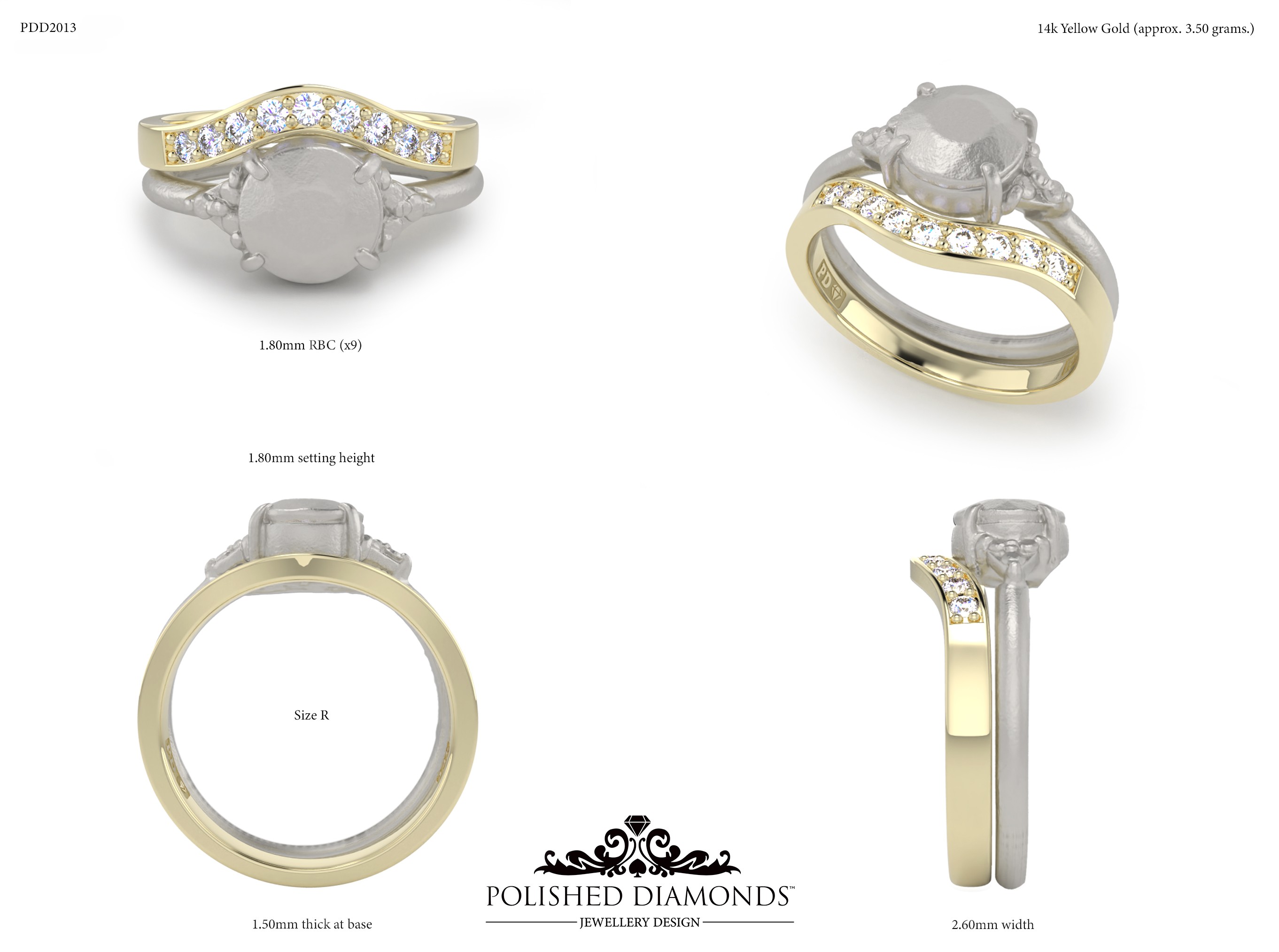 Ladys Wedding ring – PDD2013