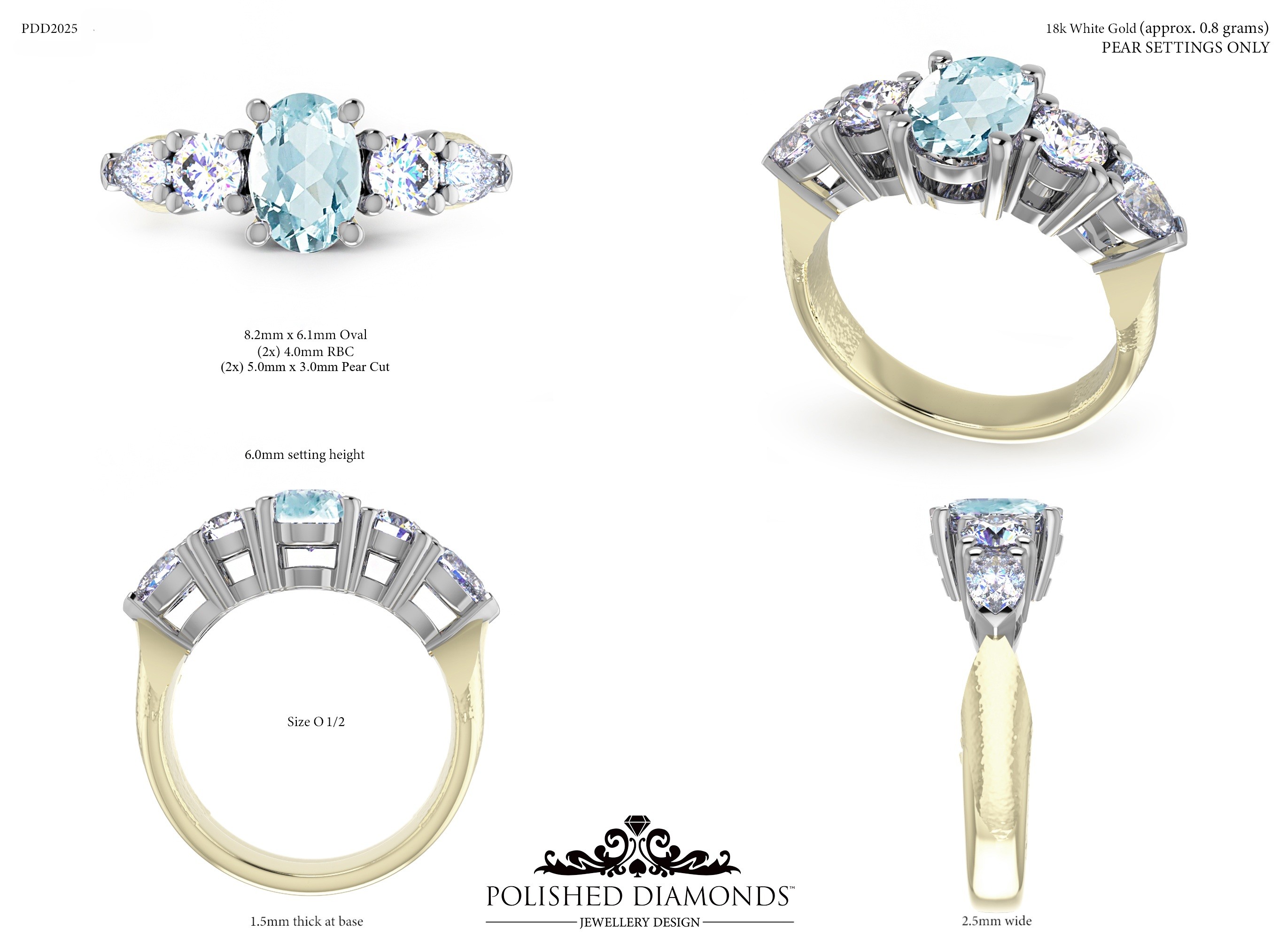 Oval Trilogy ring – PDD2025