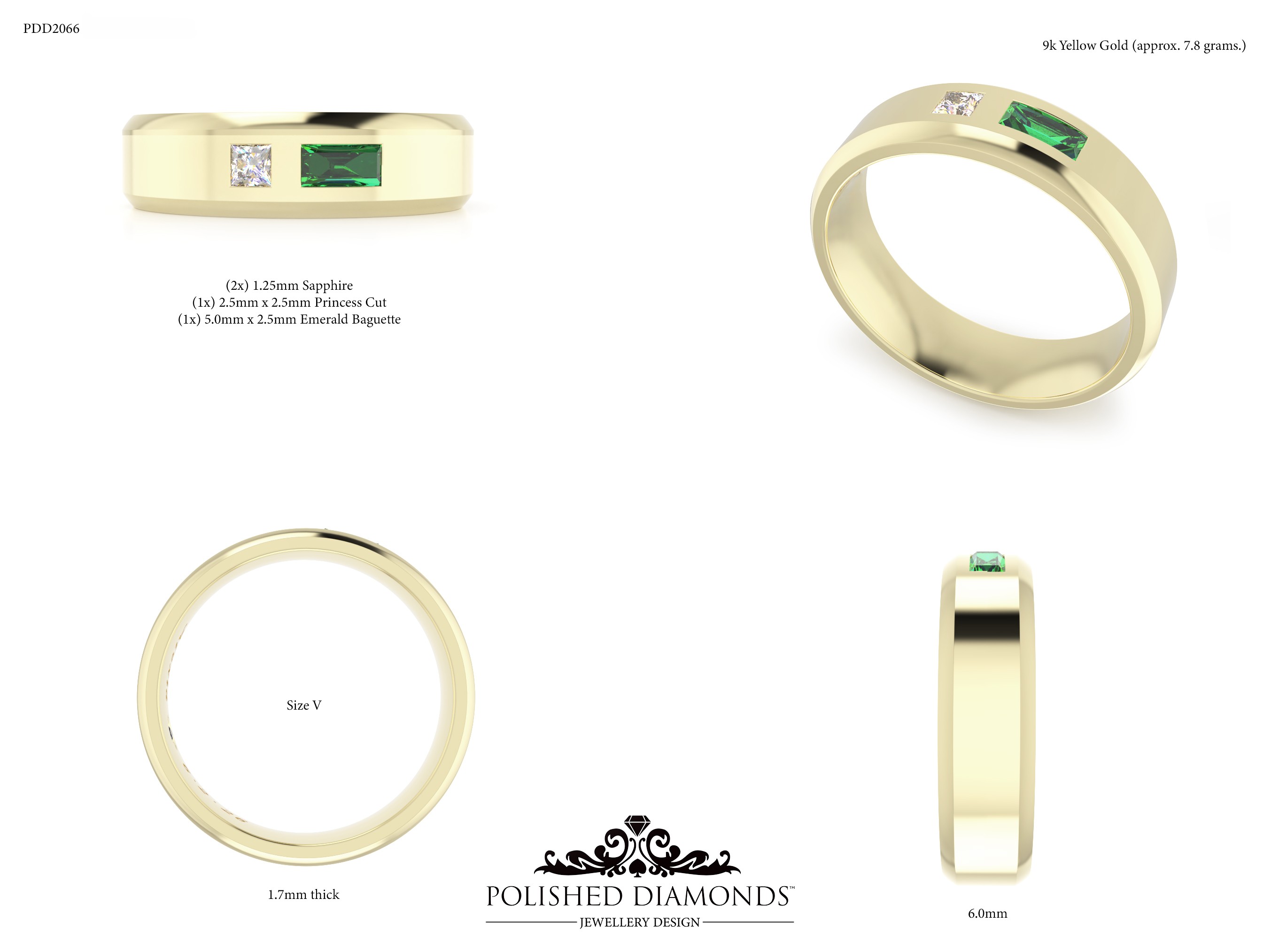 Gents Wedding ring – PDD2066