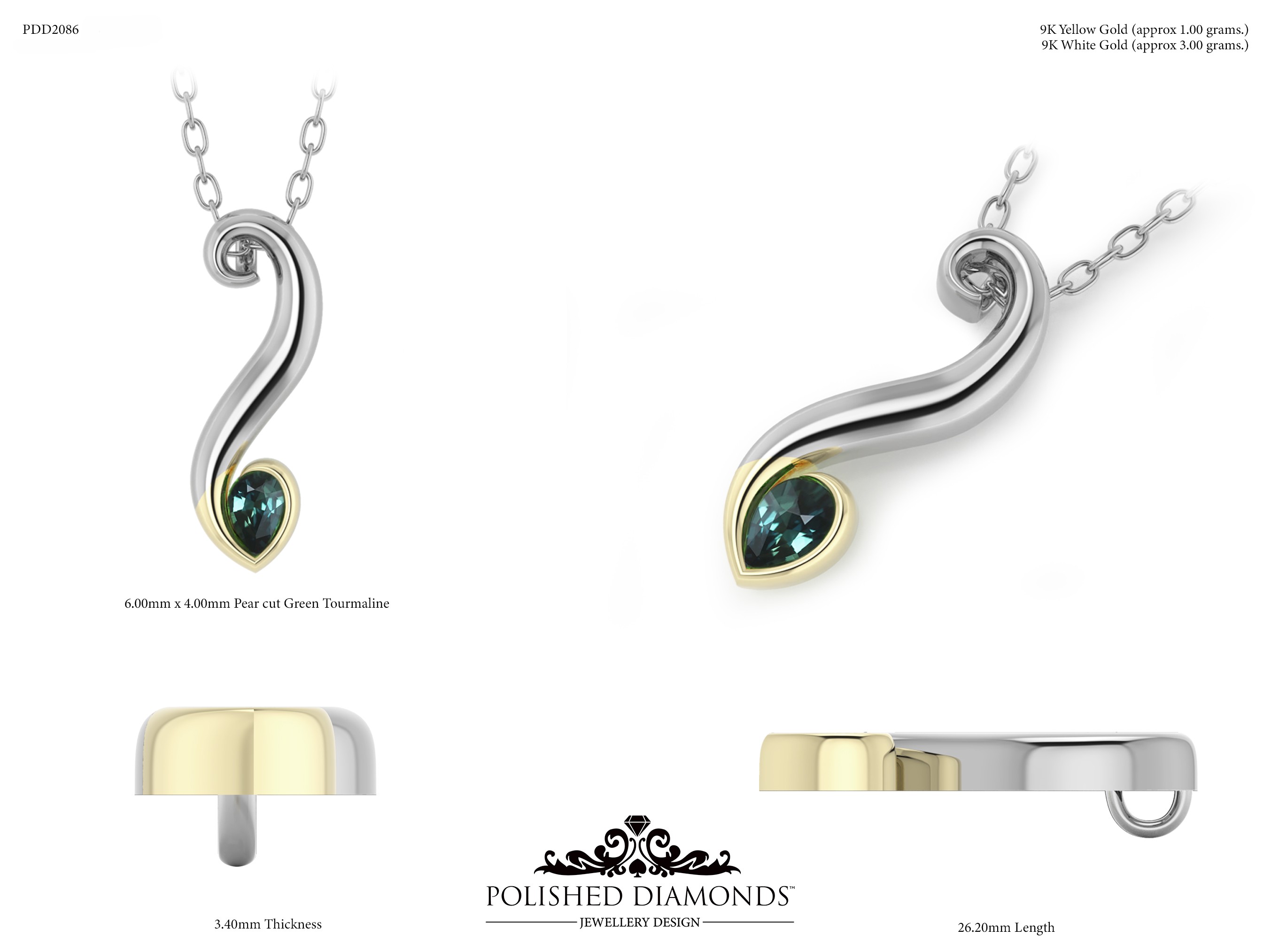 Pear Pendant – PDD2086