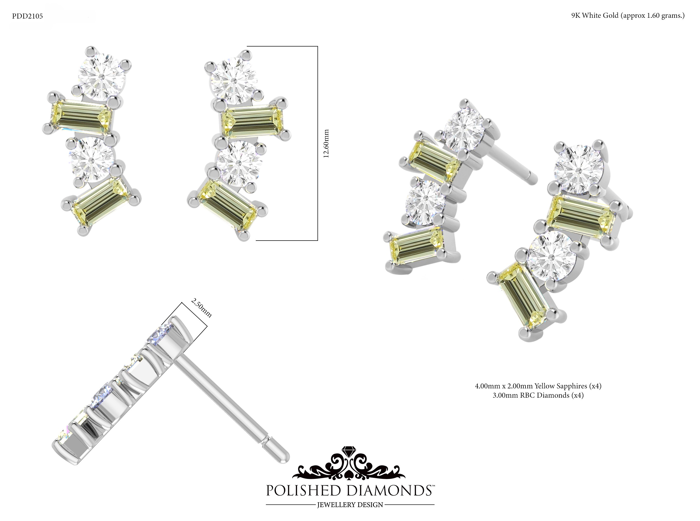 Earrings Jewellery ring – PDD2105