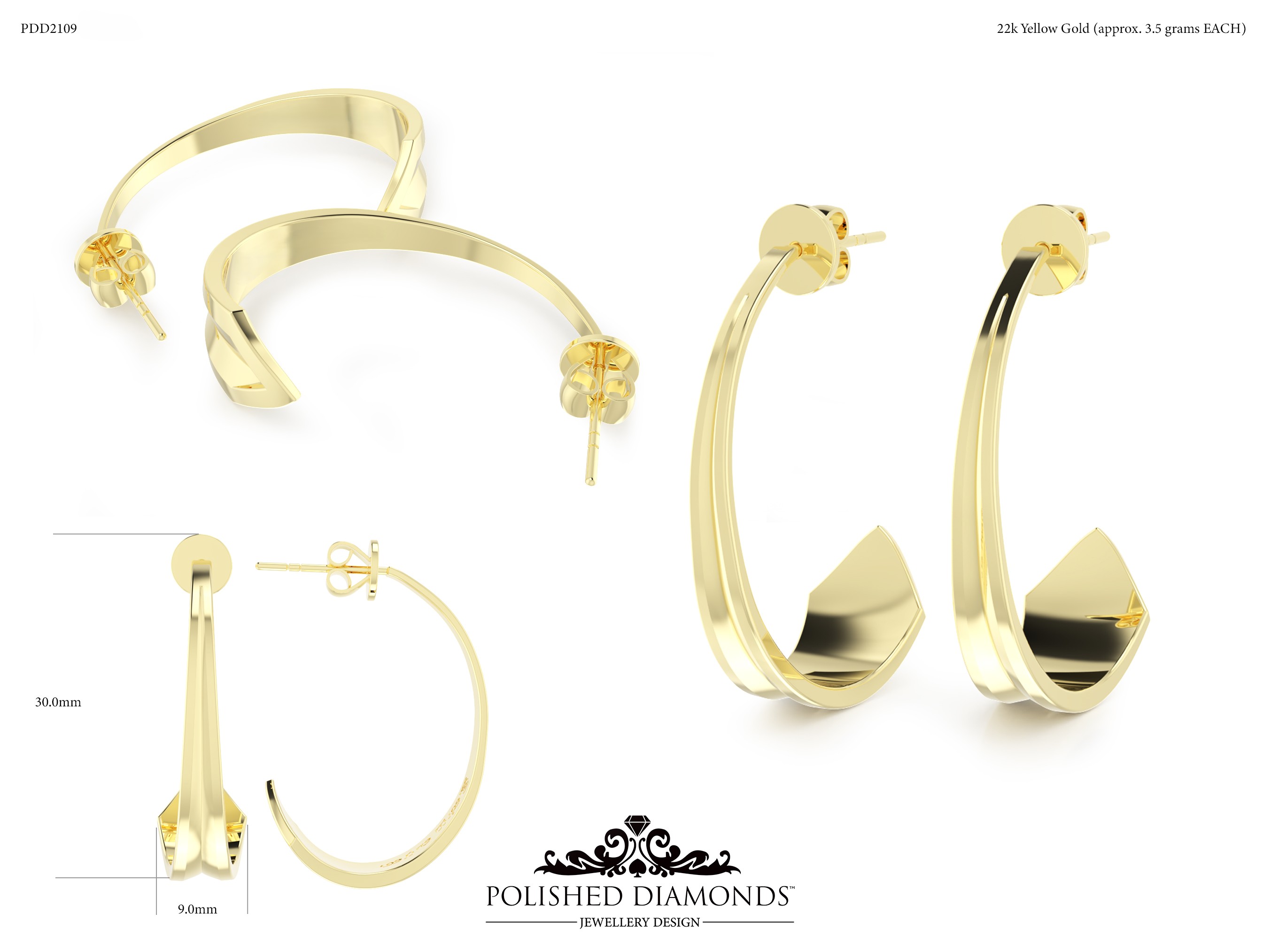 Earrings Jewellery ring – PDD2109