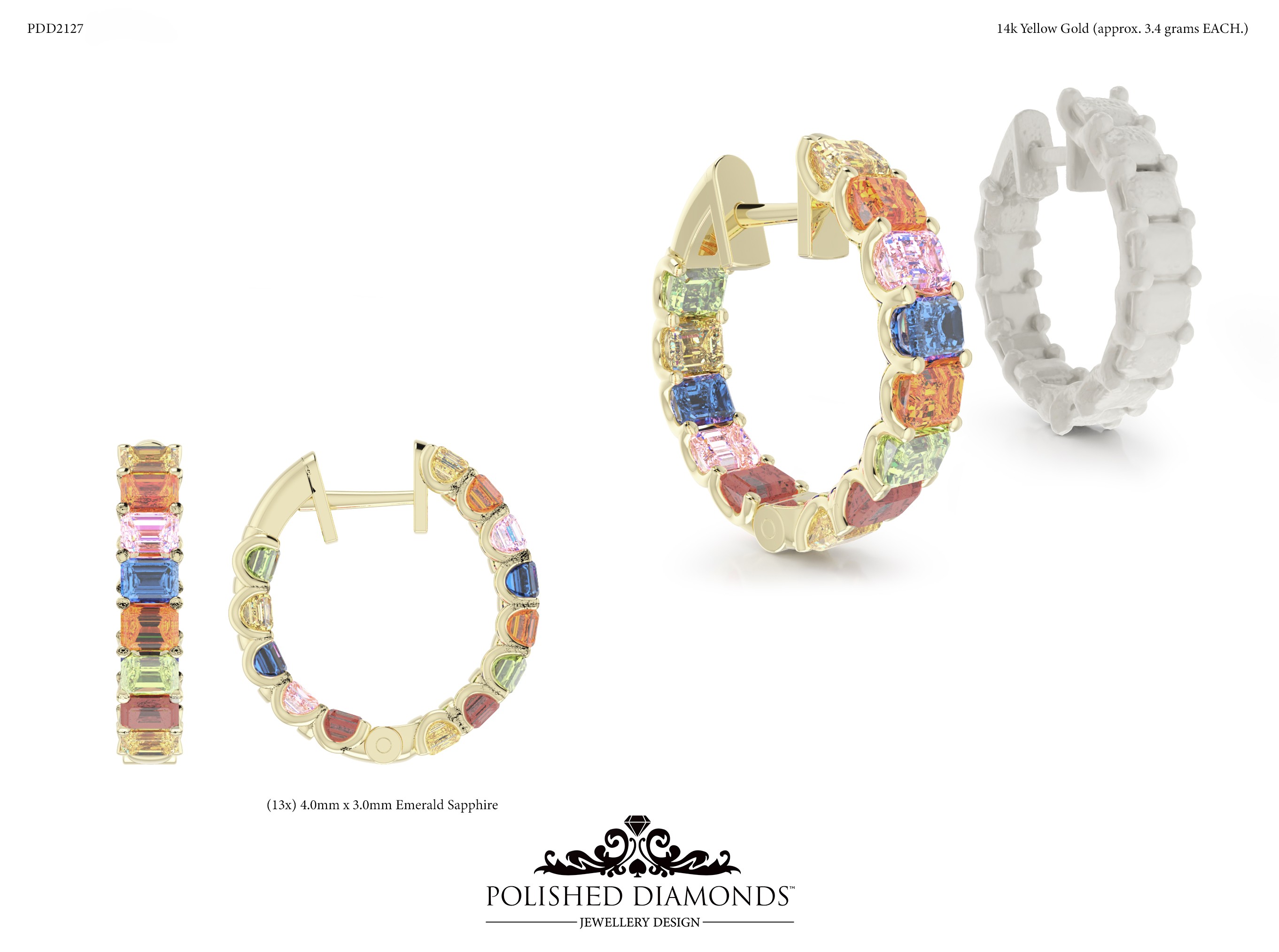 Earrings Jewellery ring – PDD2127