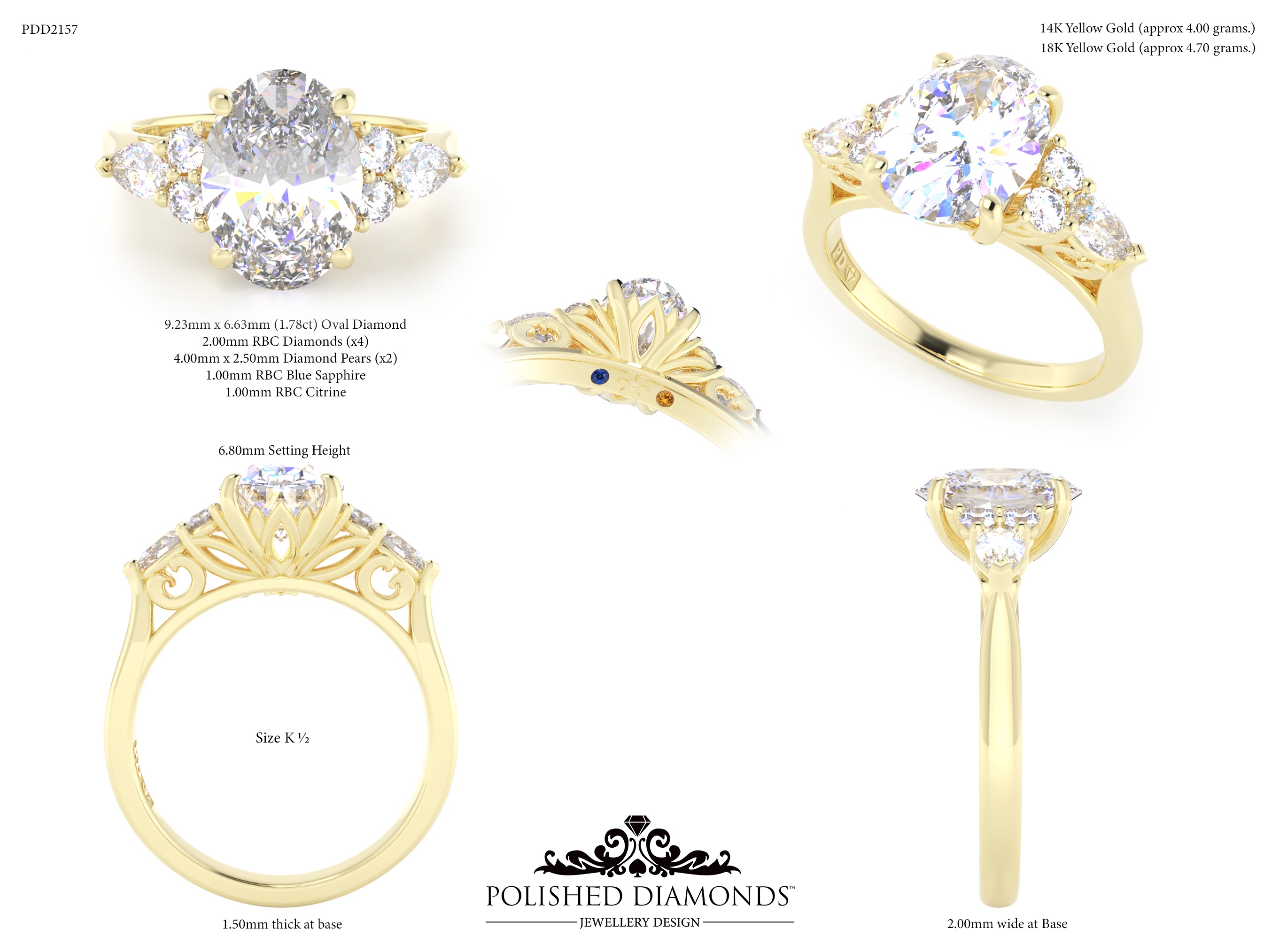 Multi-Stone Ring – PDD2157