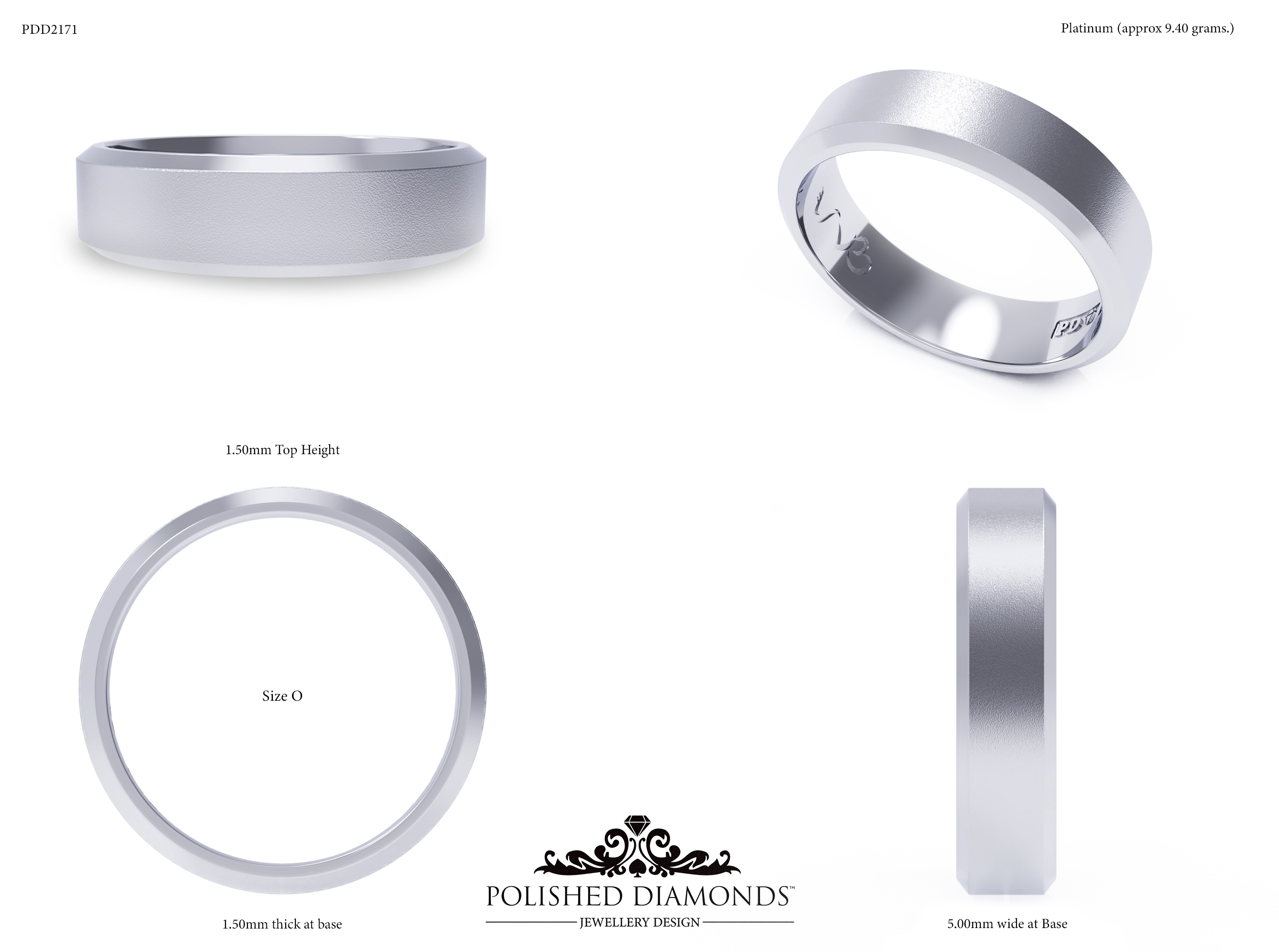 Gents Wedding ring – PDD2171