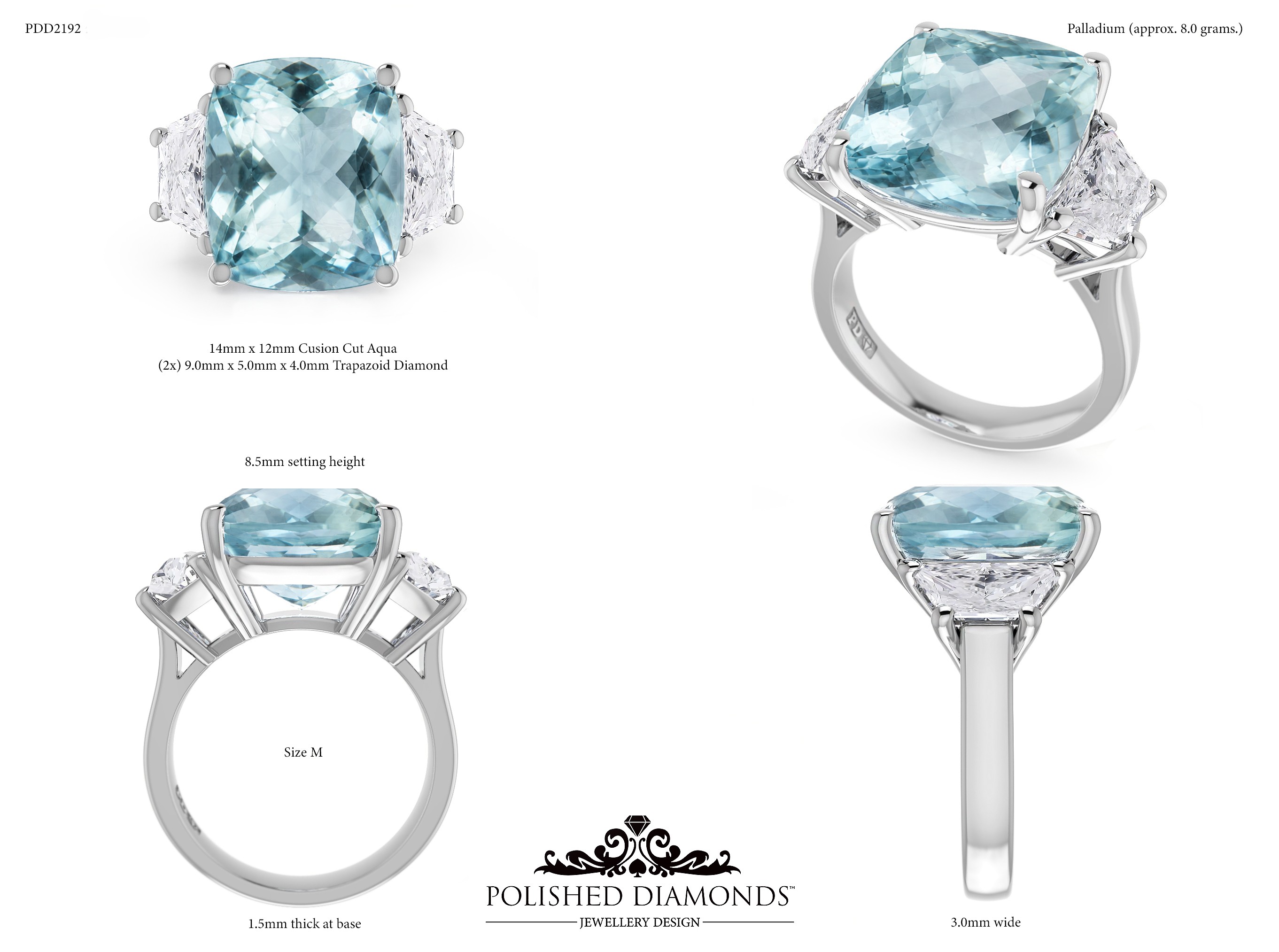 Cushion Dress ring – PDD2192