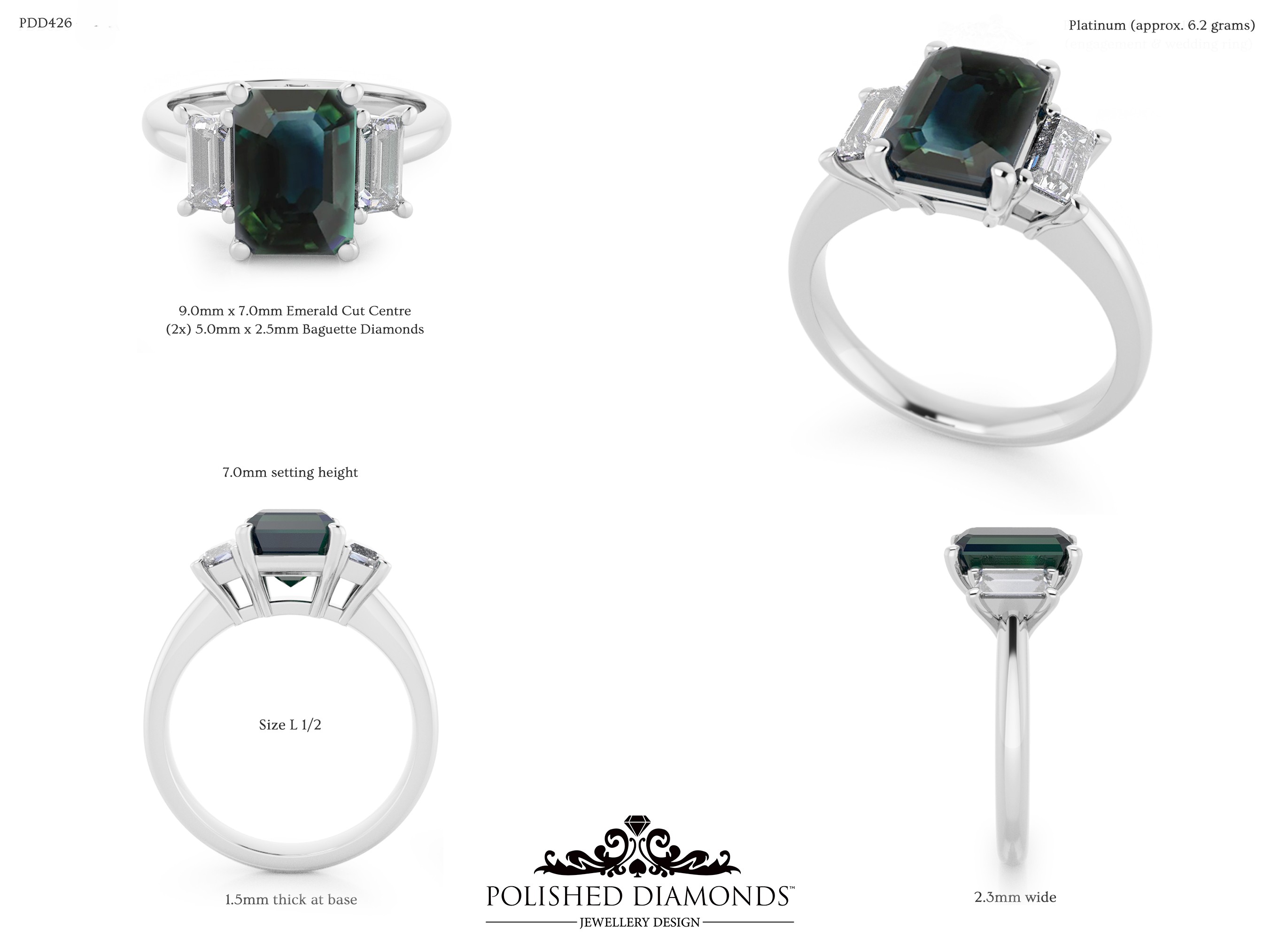Emerald Trilogy ring – PDD426