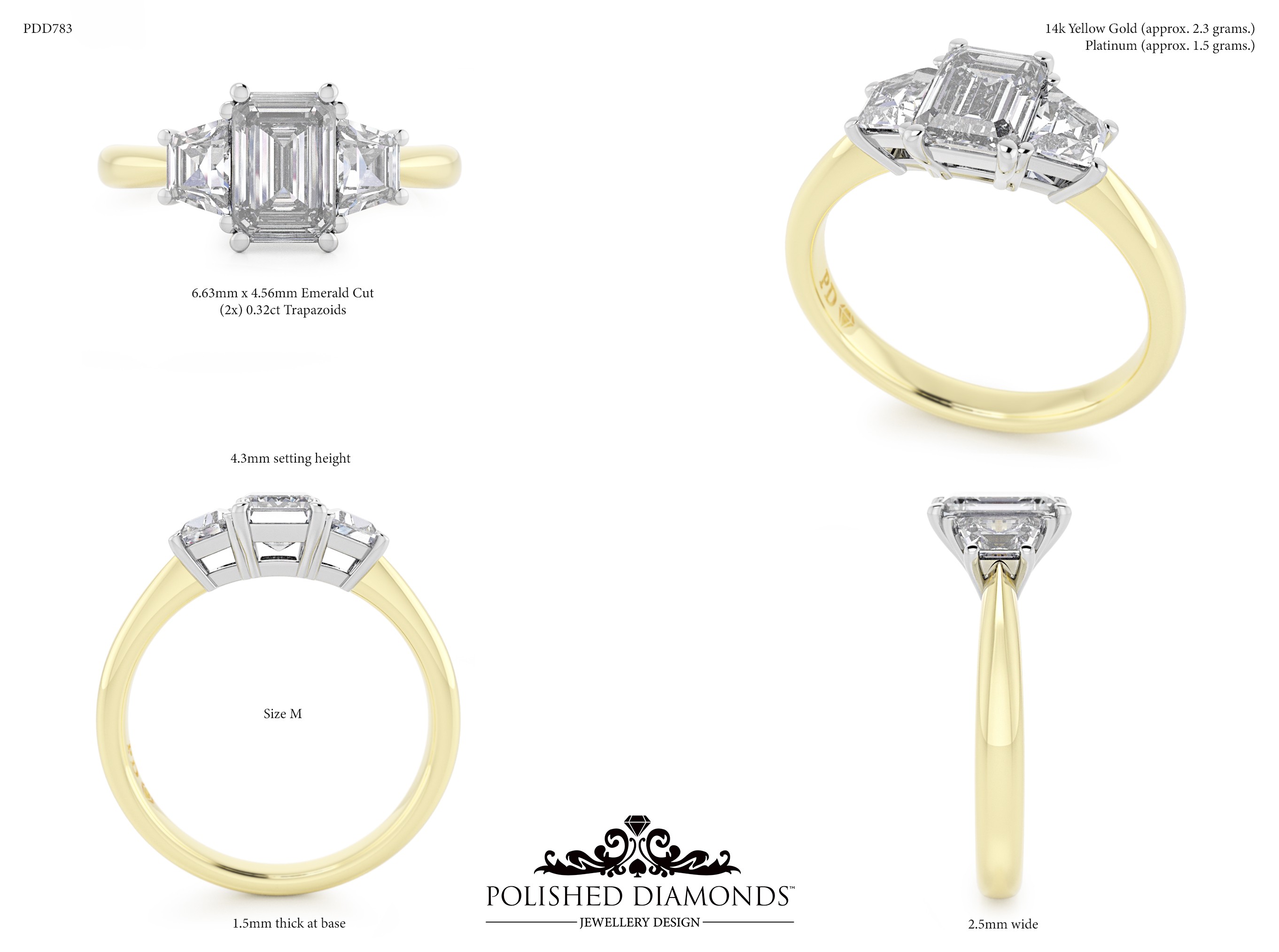 Emerald Trilogy ring – PDD783