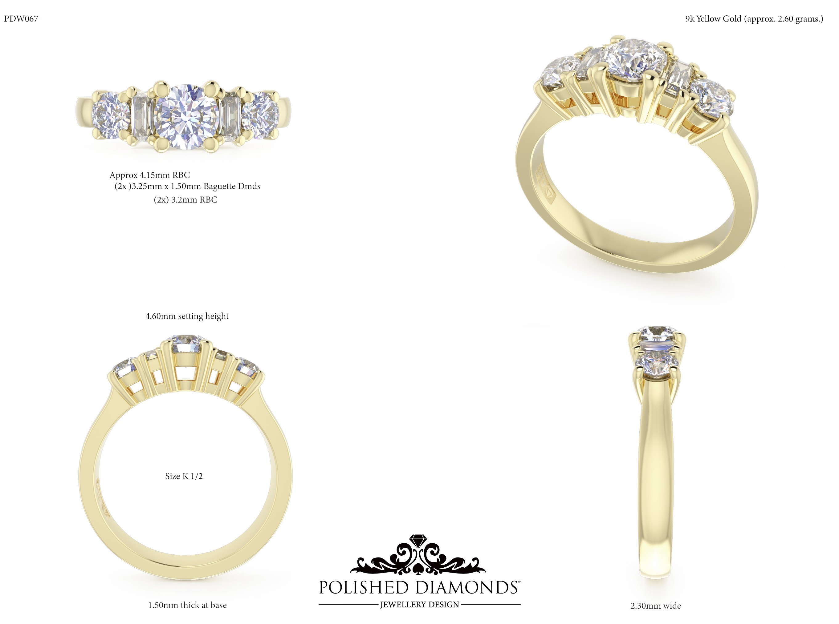 Ladys Wedding ring – PDW067