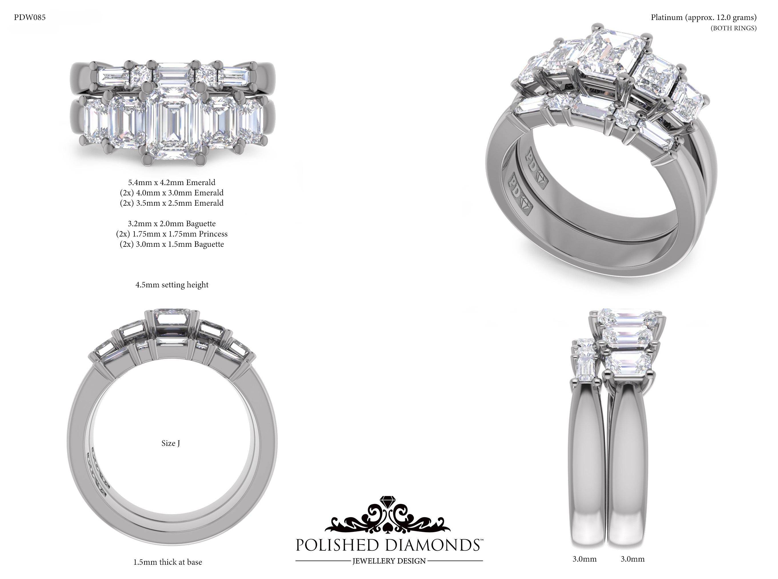 Ladys Wedding ring – PDW085