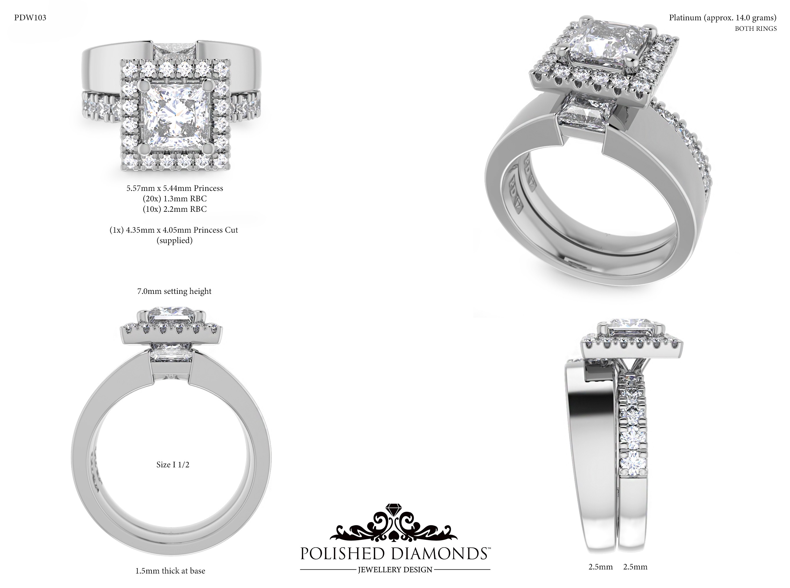 Princess Halo ring – PDW103