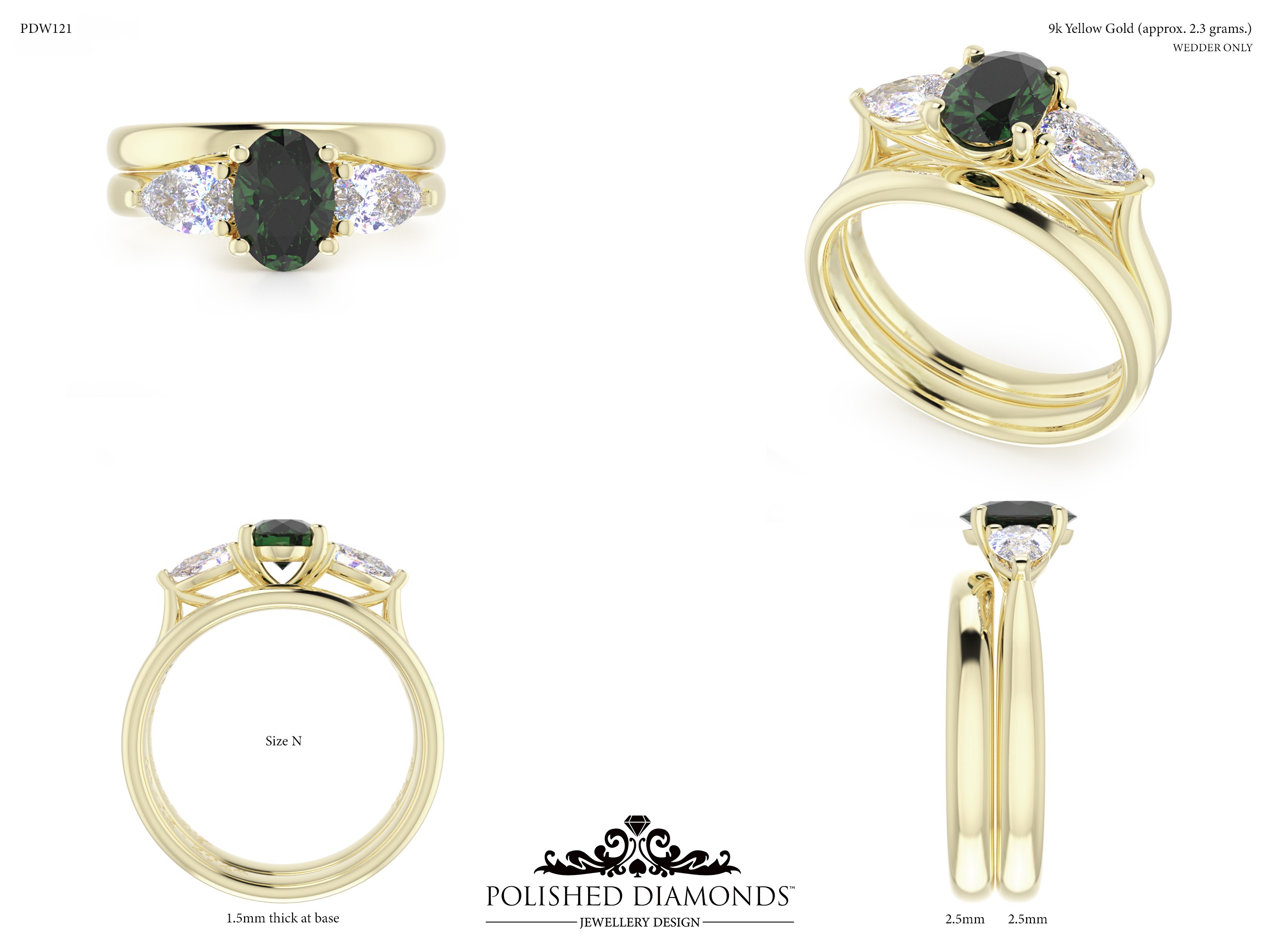 Ladys Wedding ring – PDW121