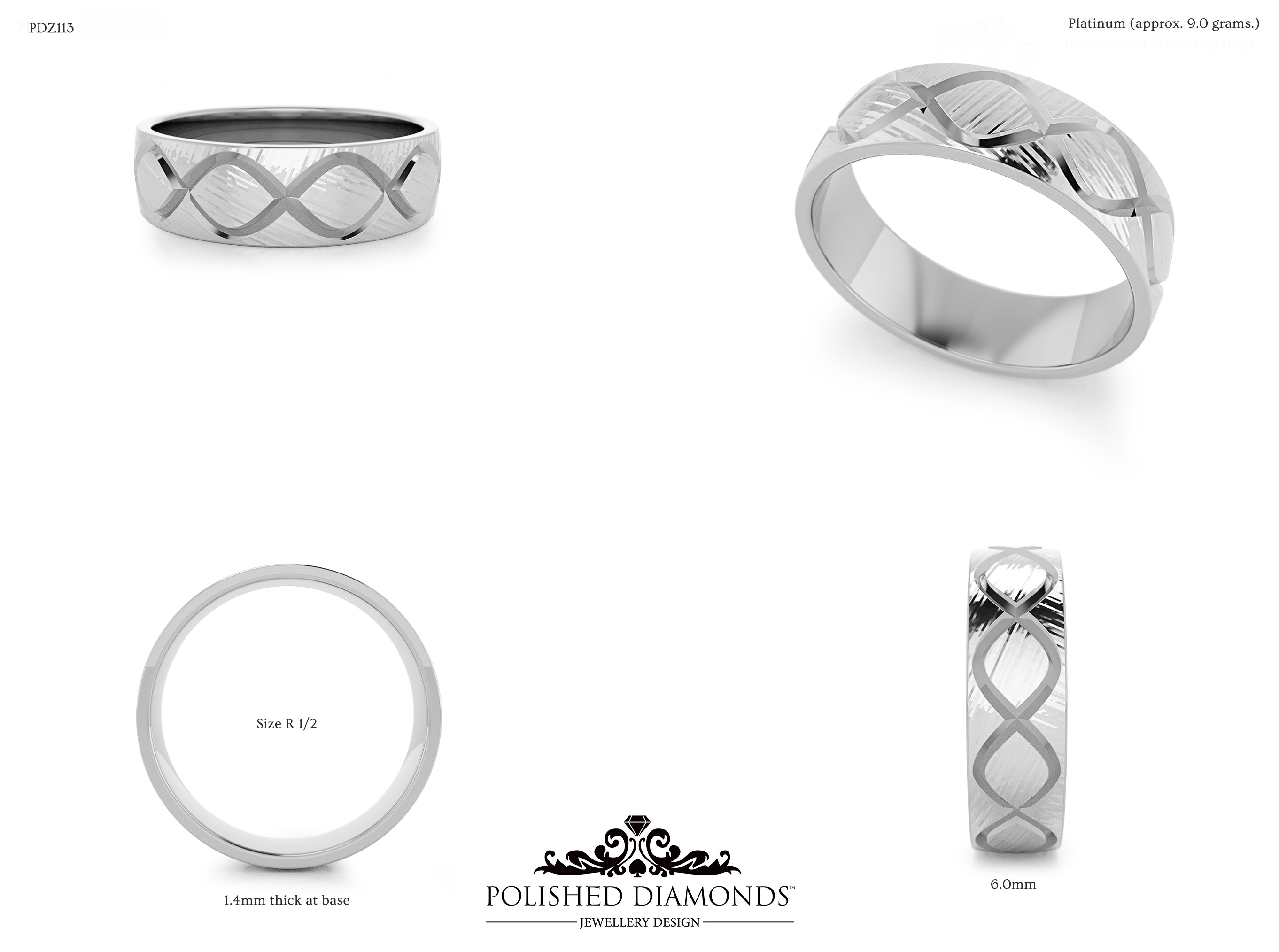 Gents Wedding ring – PDZ113