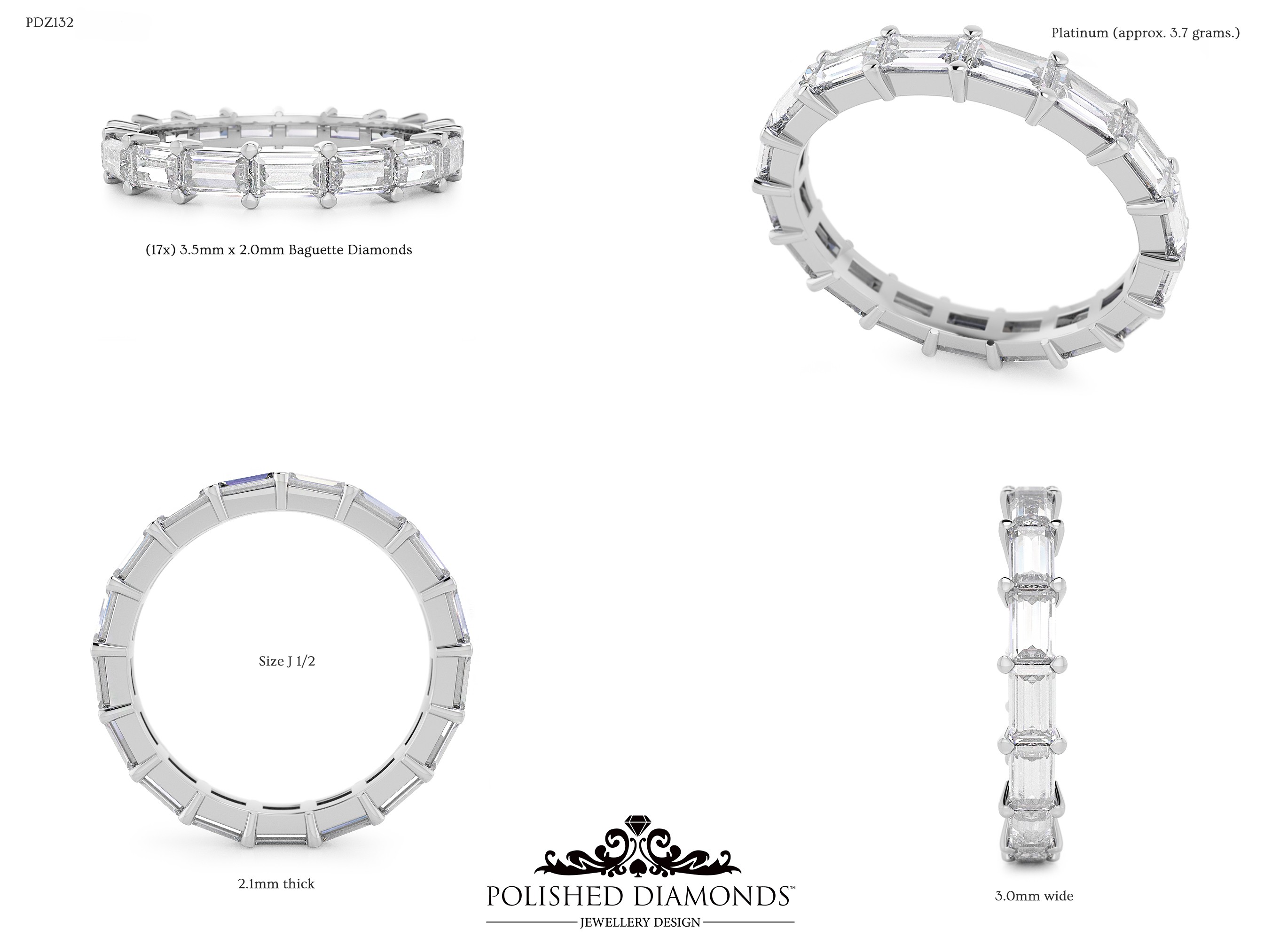 Ladys Wedding ring – PDZ132