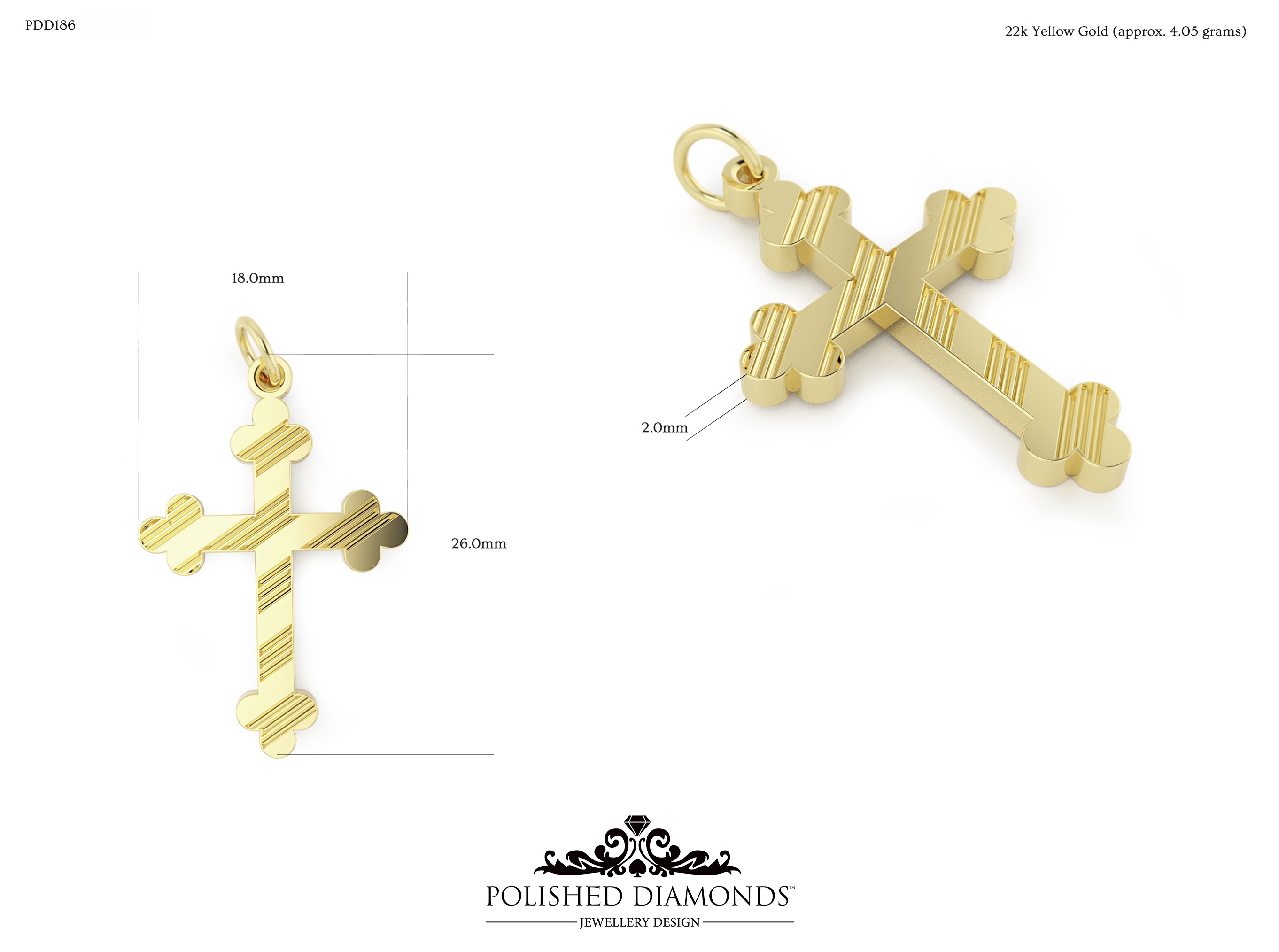 Cross Pendant – PDZ186