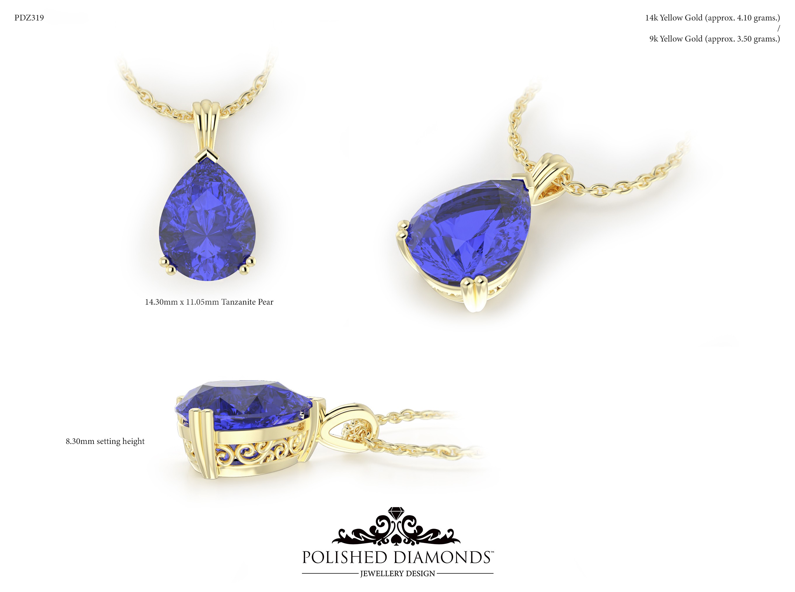 Pear Pendant – PDZ319