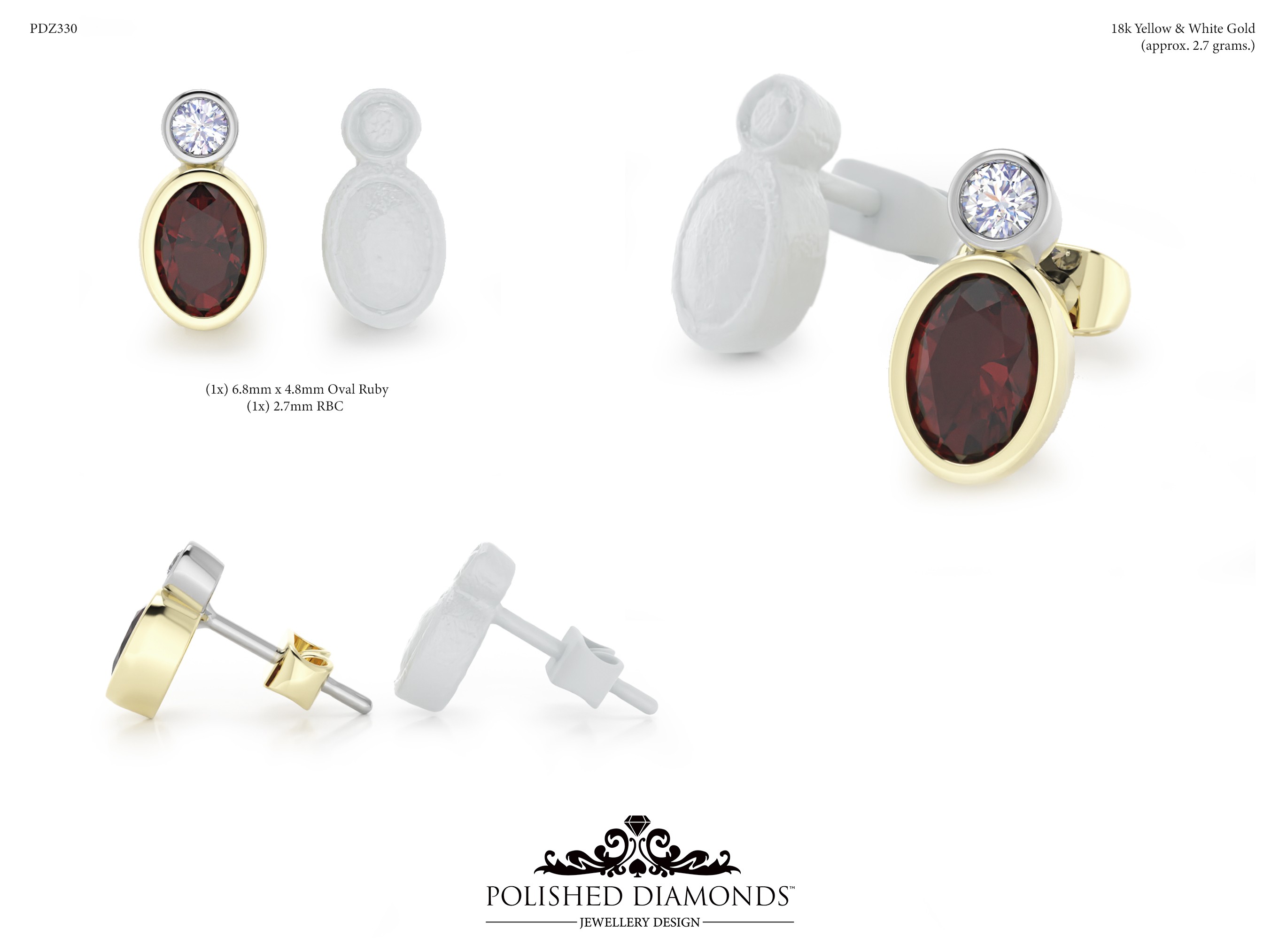 Earrings Jewellery ring – PDZ330