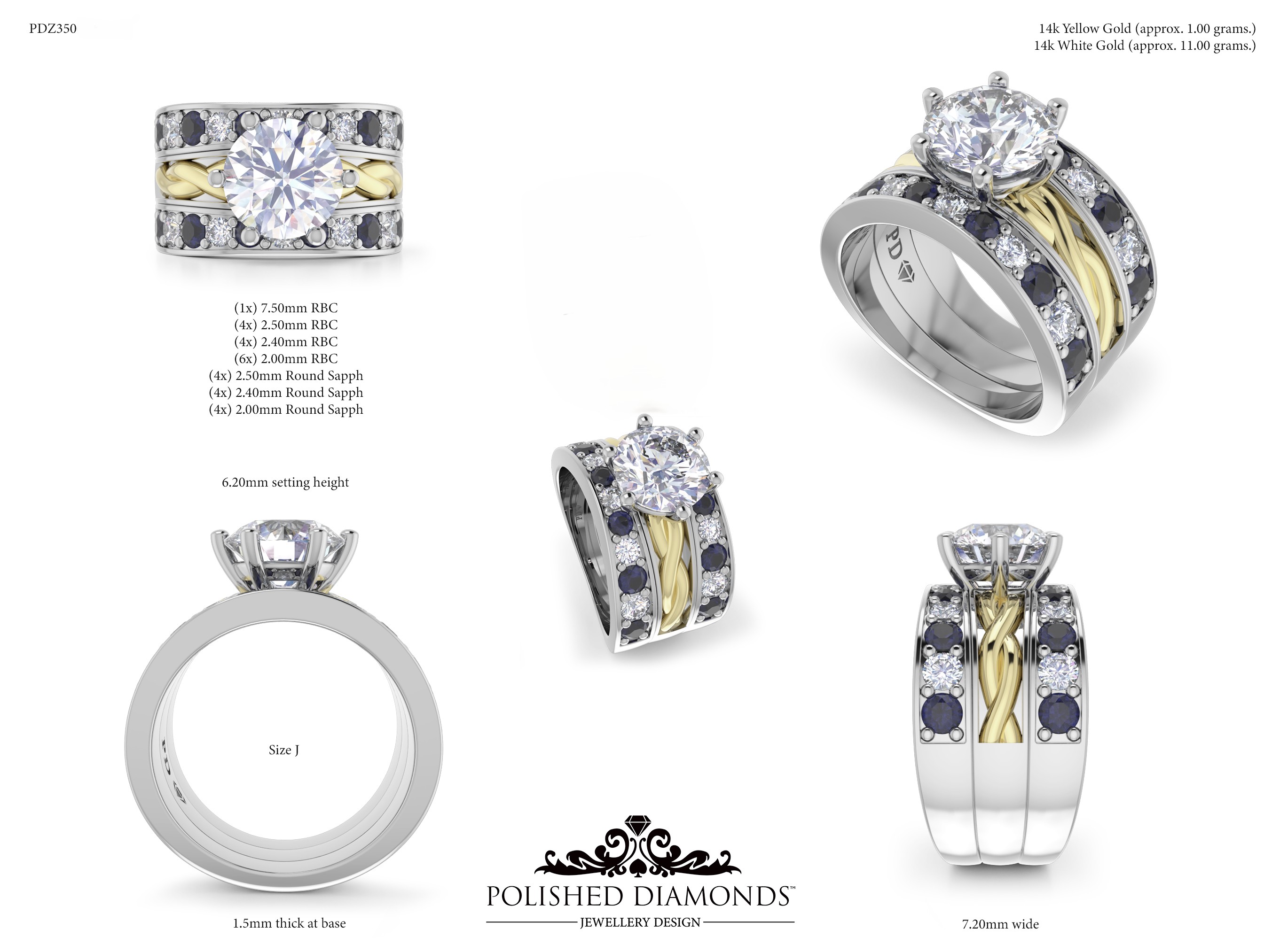 Ladys Wedding ring – PDZ350