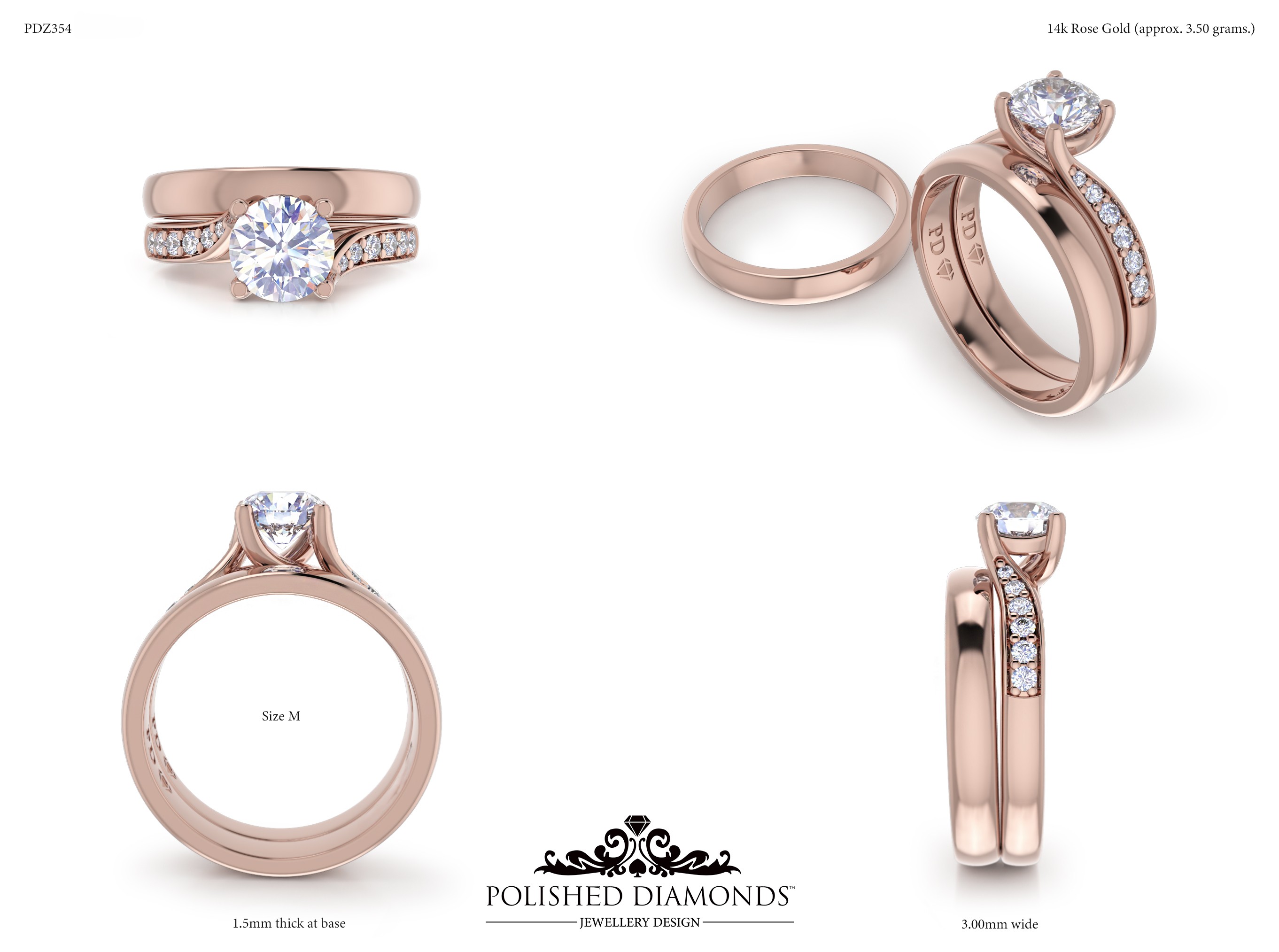 Ladys Wedding ring – PDZ354