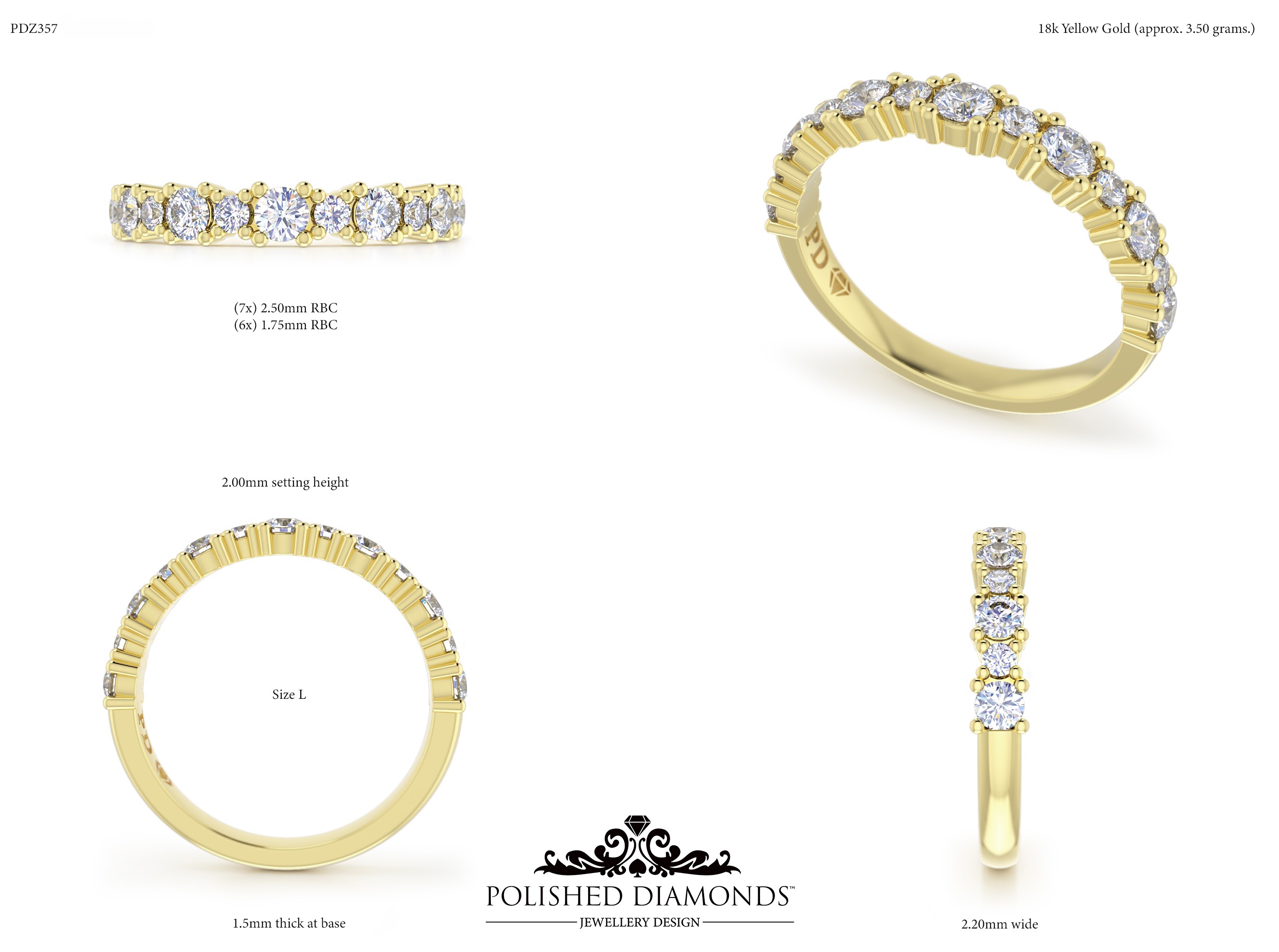 Ladys Wedding ring – PDZ357