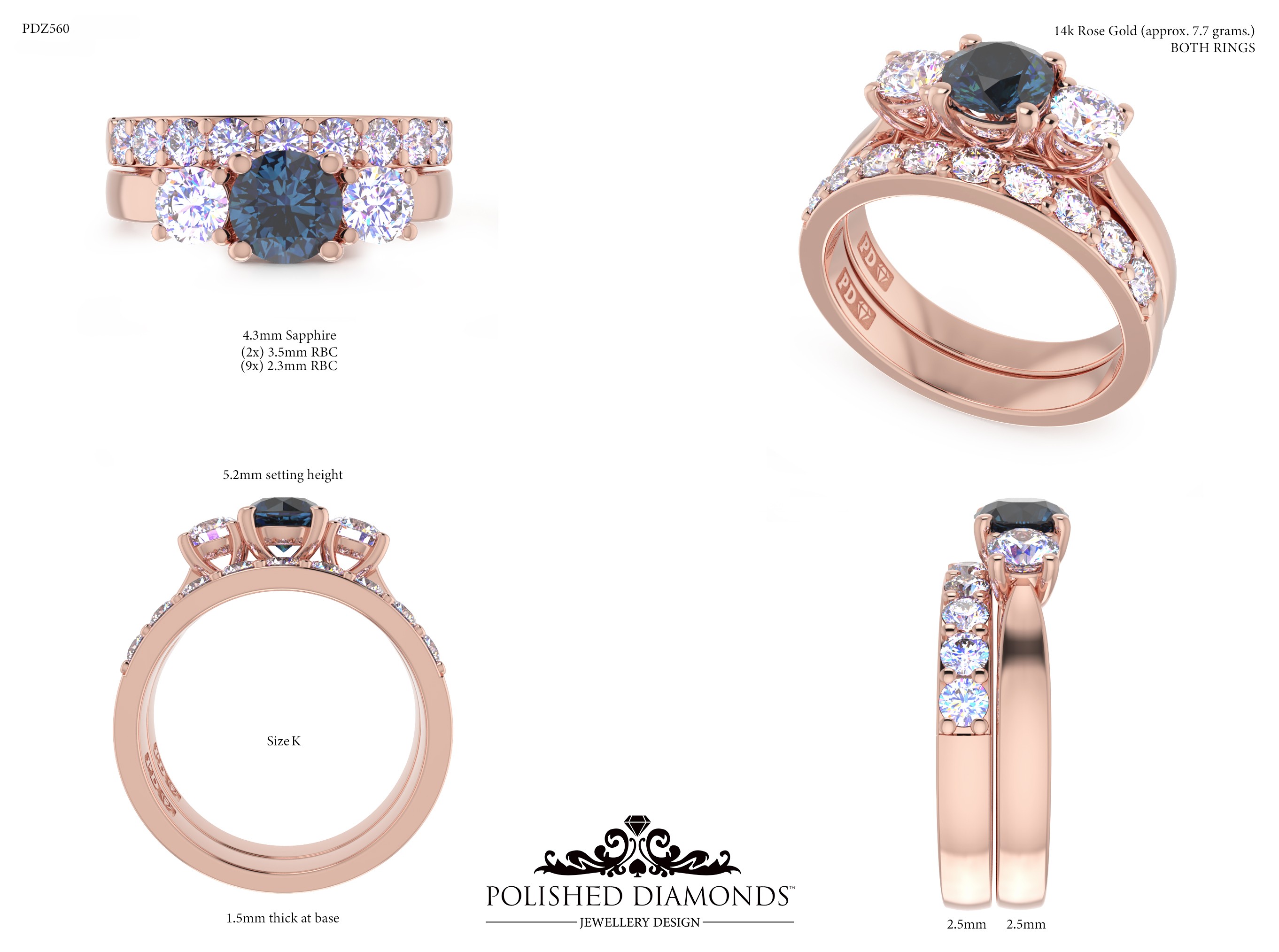 Ladys Wedding ring – PDZ560