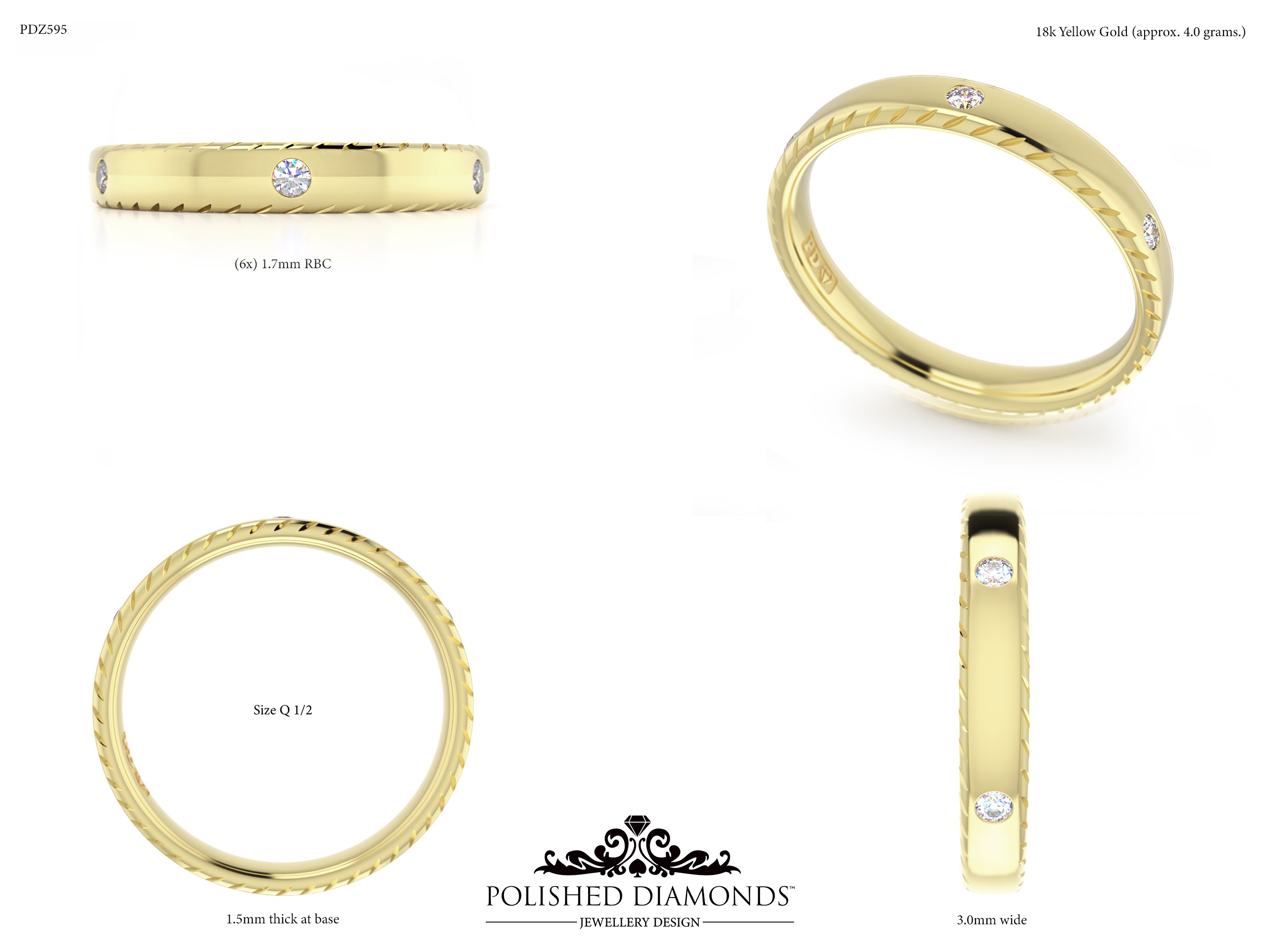 Ladys Wedding ring – PDZ595