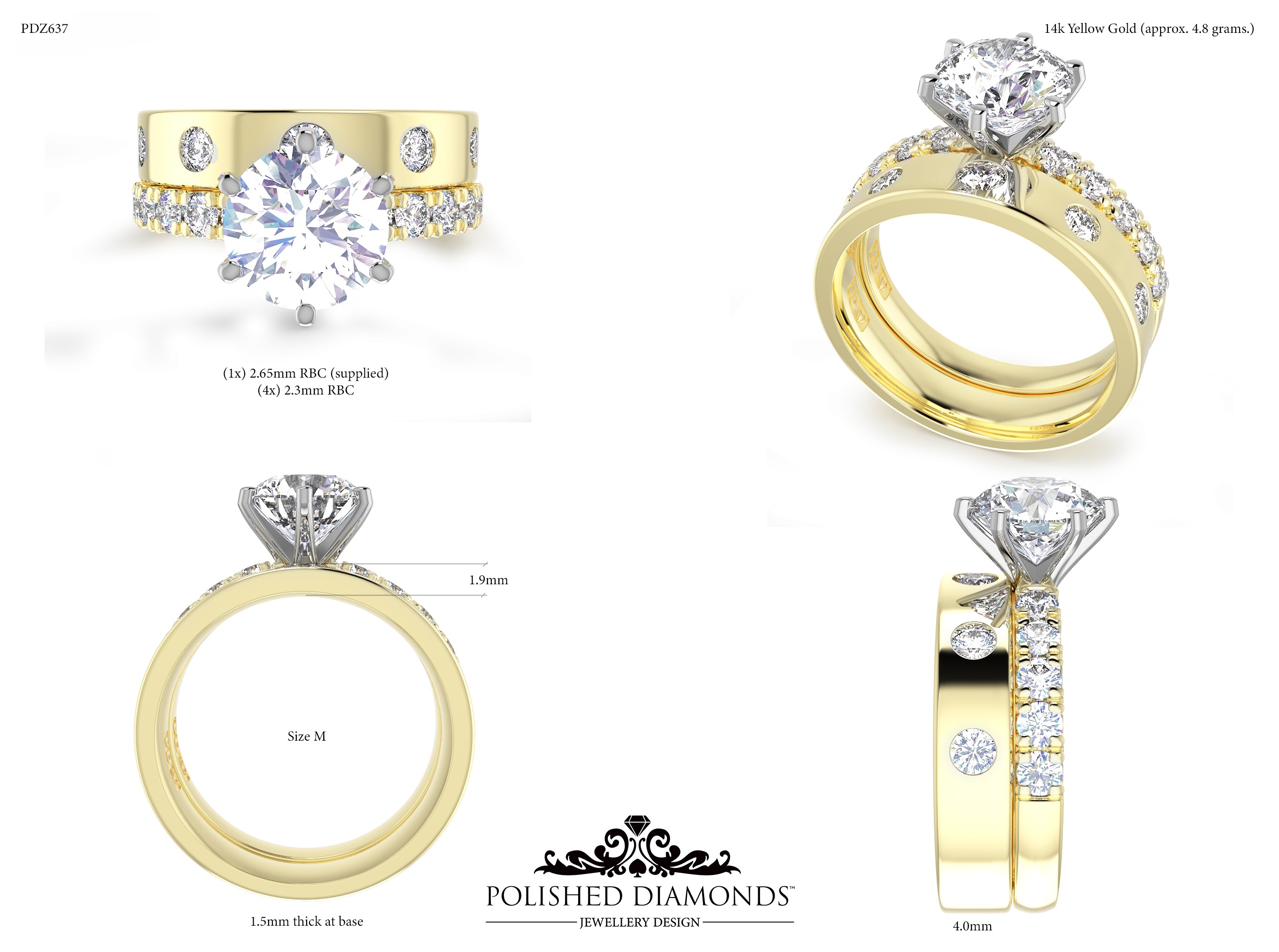 Ladys Wedding ring – PDZ637