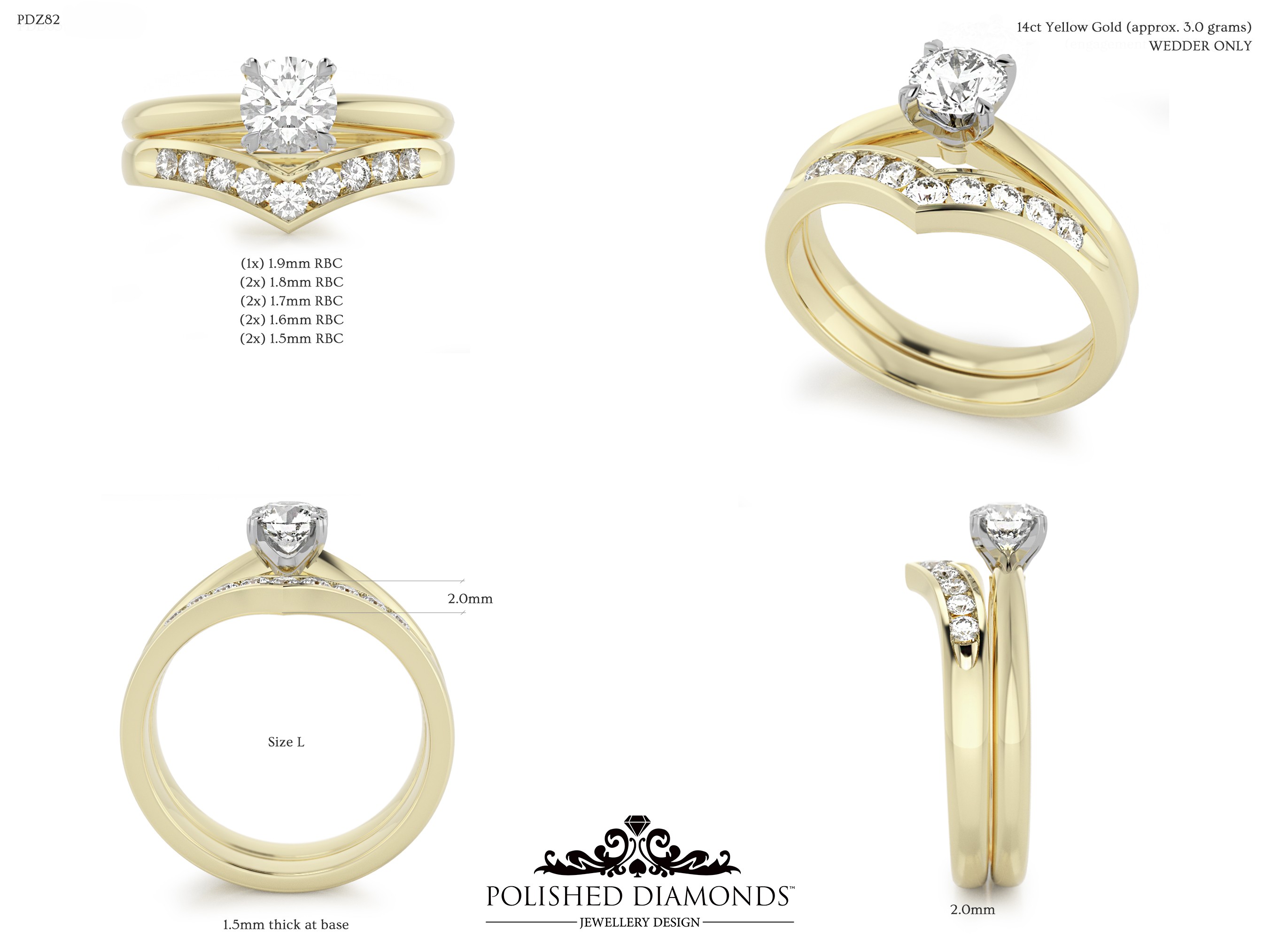 Ladys Wedding ring – PDZ82